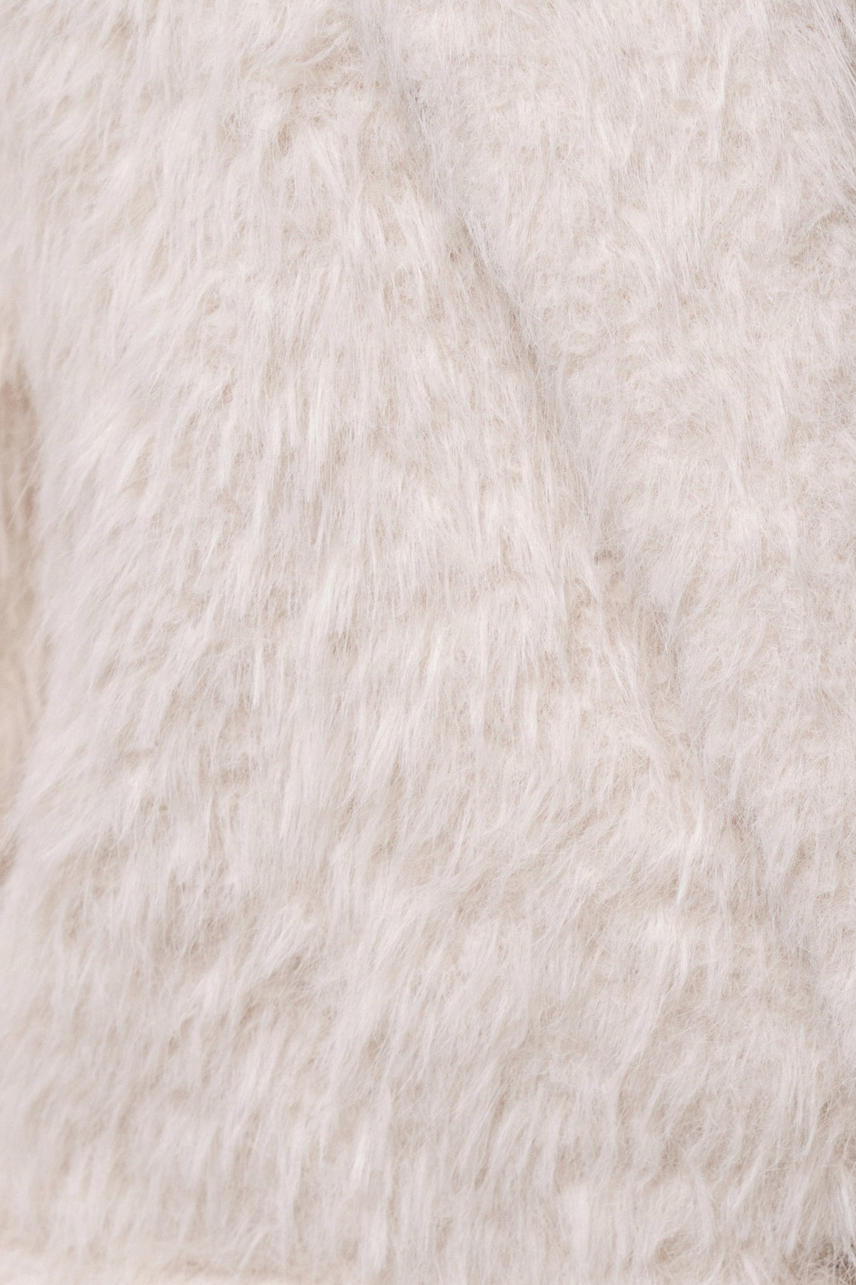 Ivory Cloud Nine Fuzzy Blazer