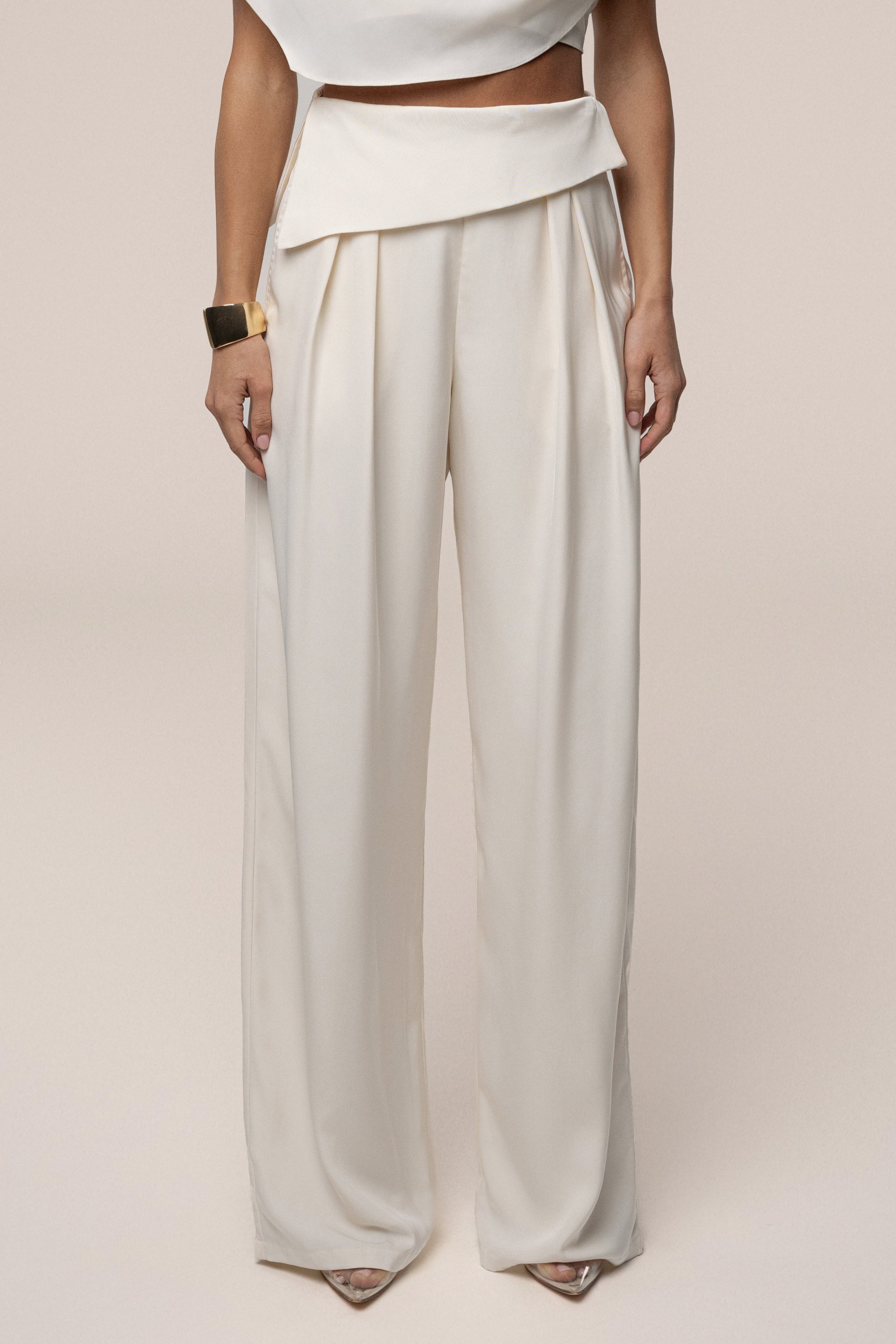 Buttercream Executive Trousers - JLUXLABEL