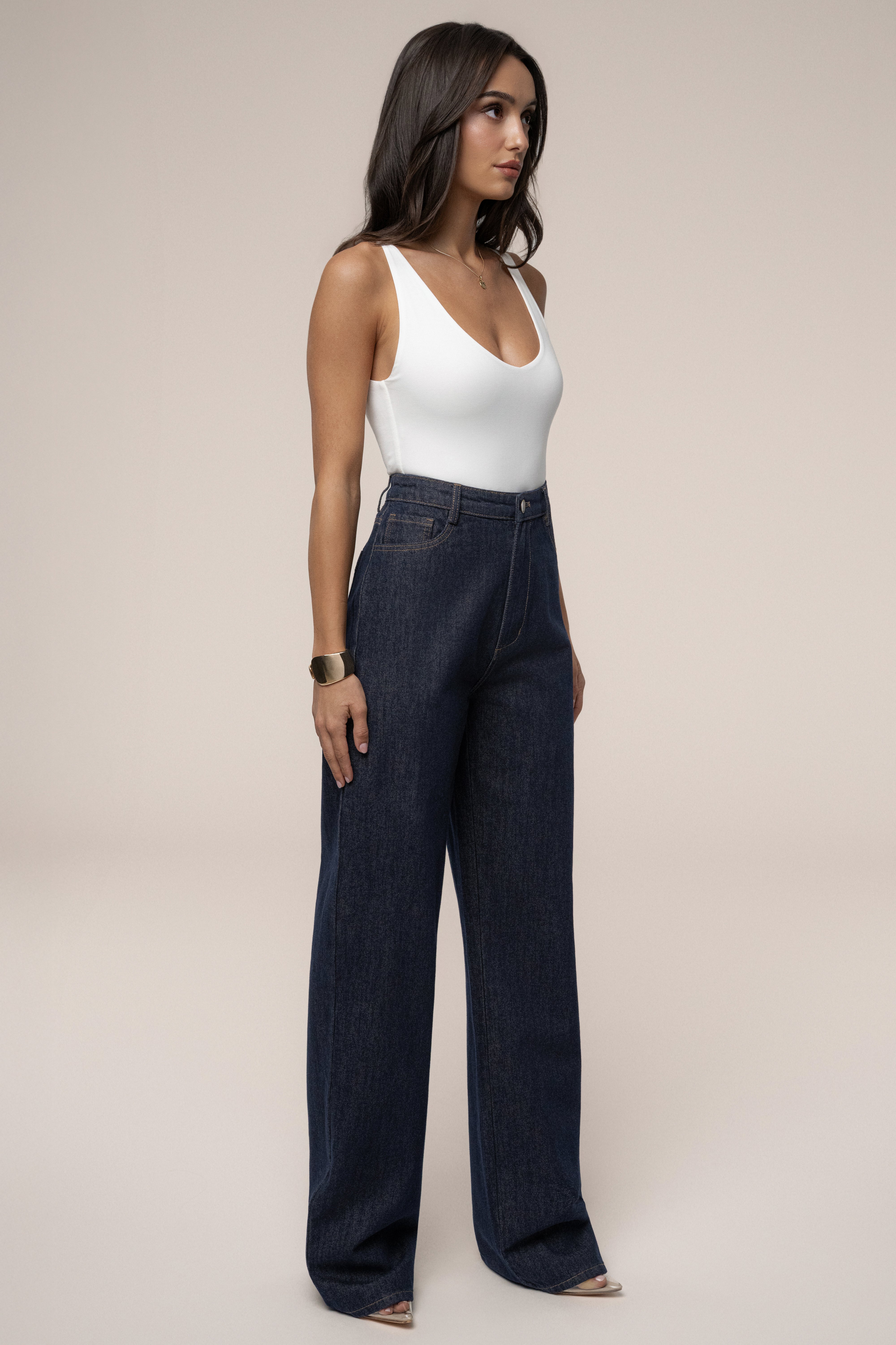 Dark Denim Signature Jean - JLUXLABEL