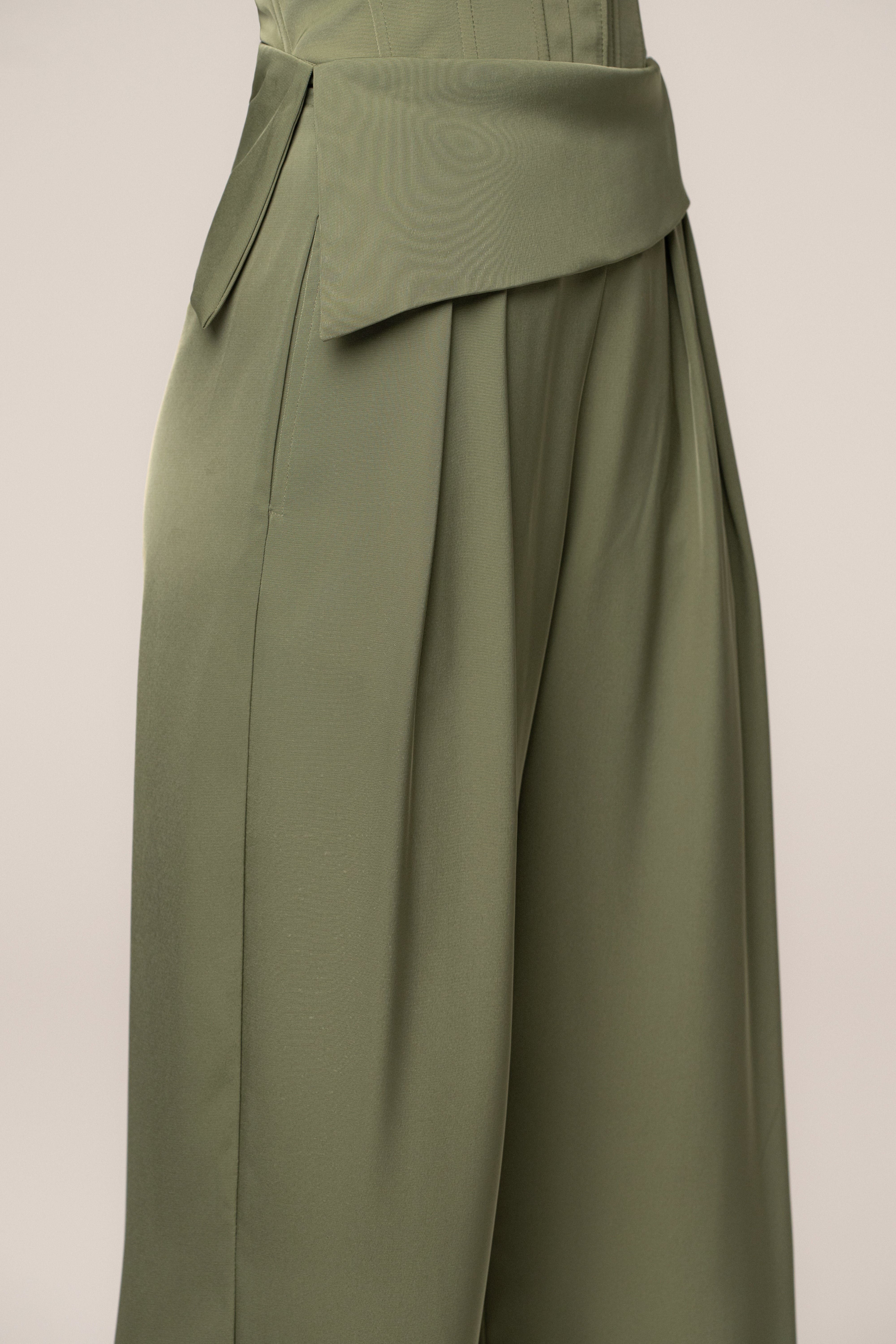 Olive Executive Trousers - JLUXLABEL