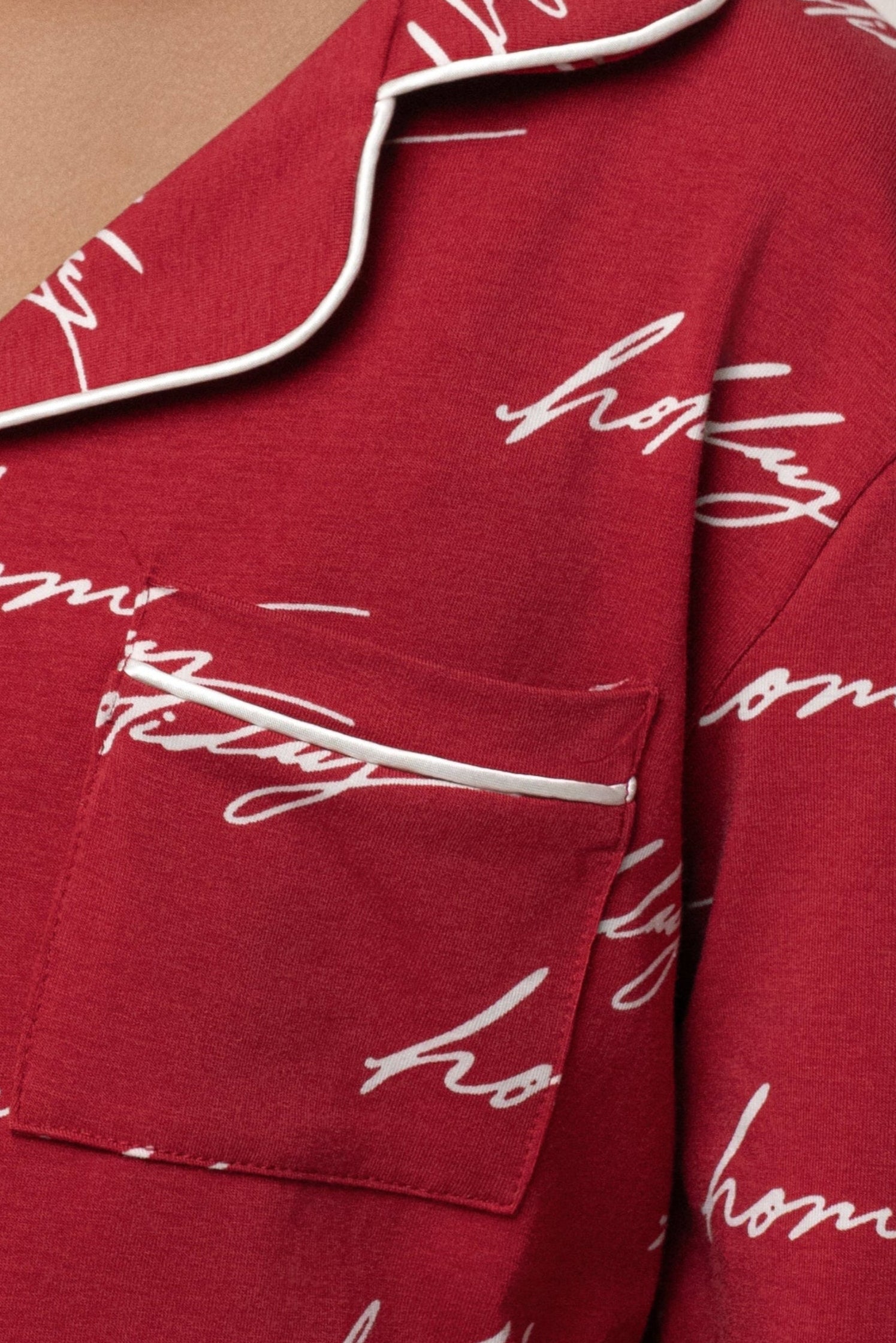 Merry Red Home For The Holidays Kids Pajama Set - JLUXLABEL