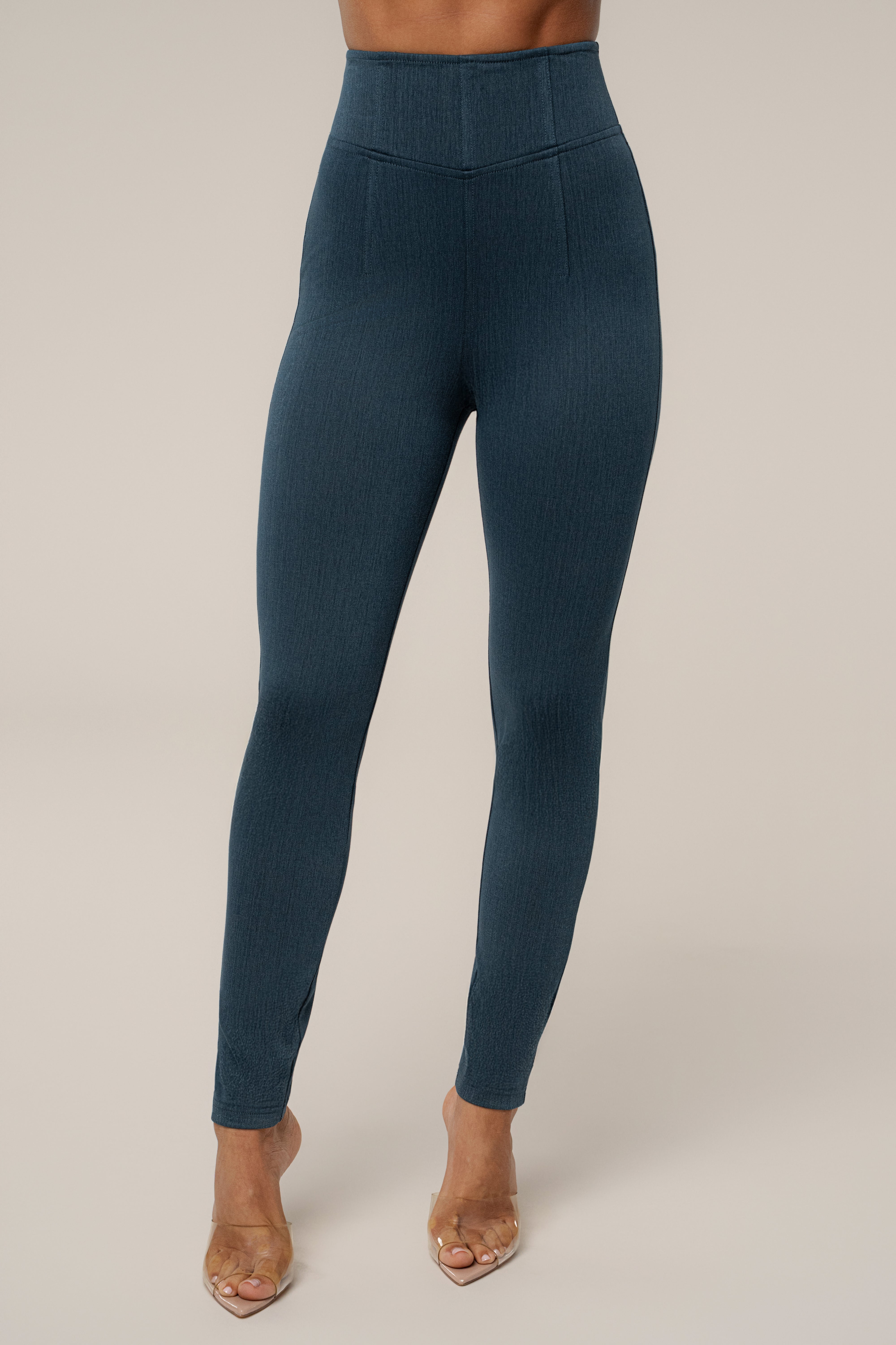 Dark Denim ALICE HIGH WAISTED JEANS - JLUXLABEL