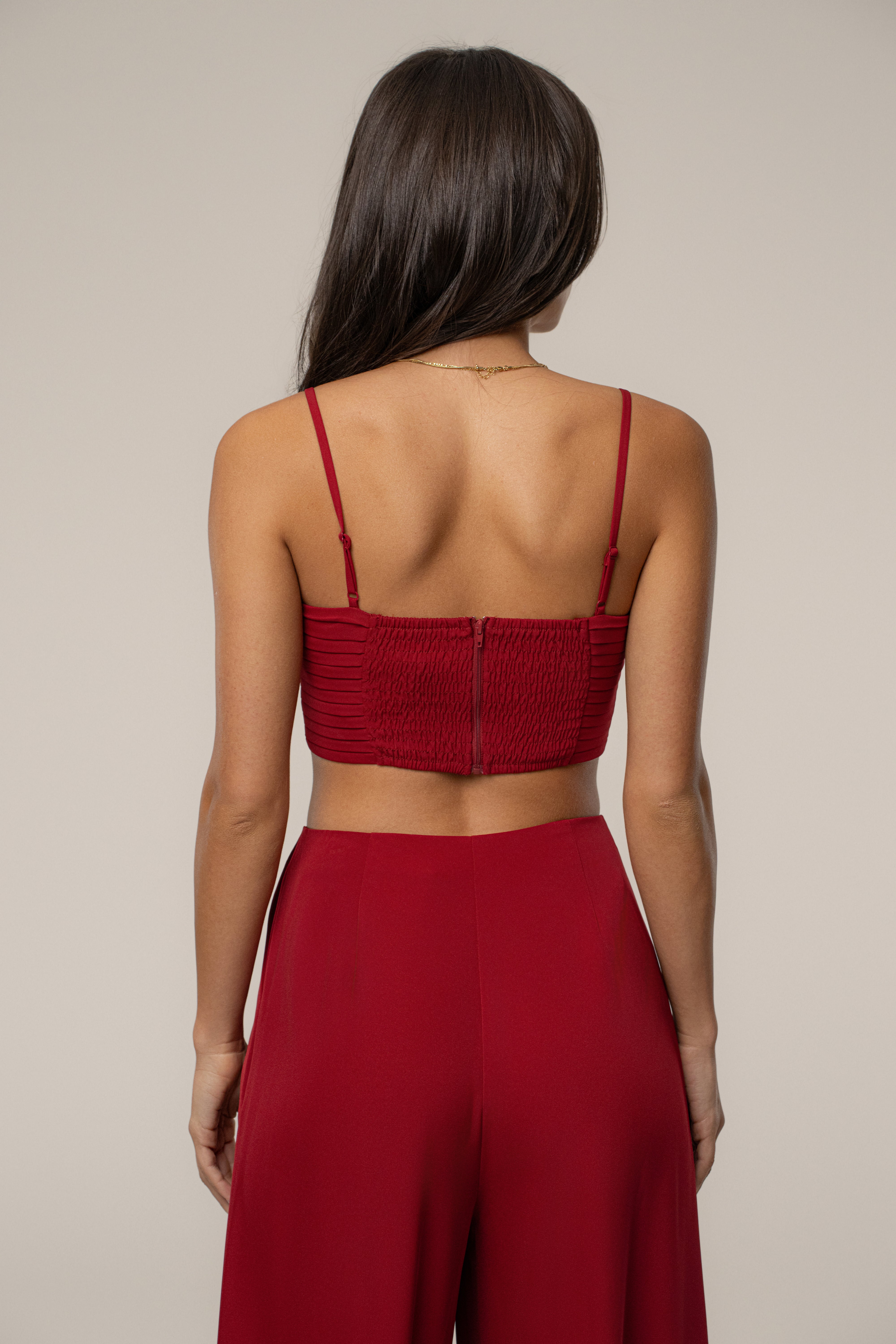 Burgundy Serenade Pant Set - JLUXLABEL