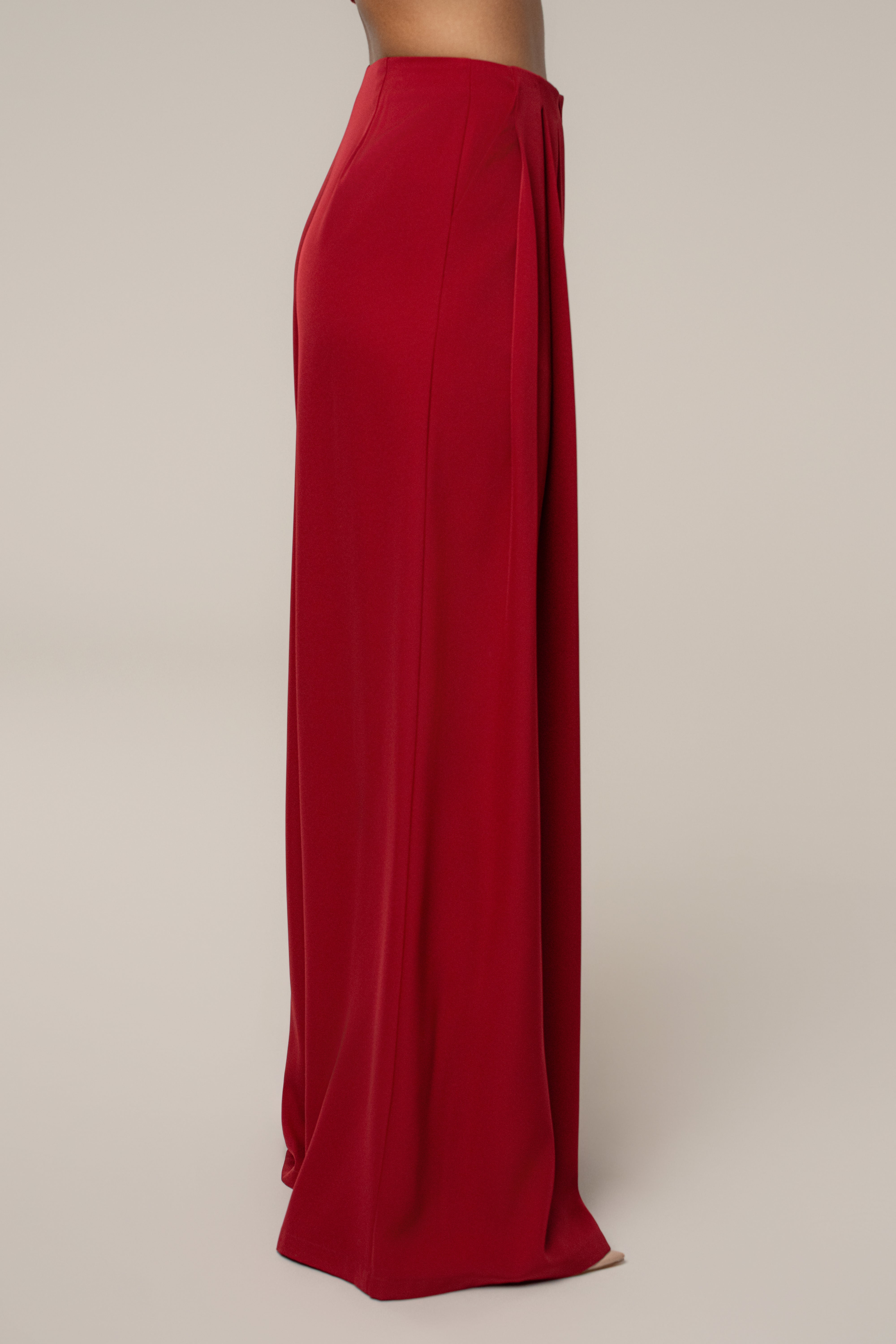 Burgundy Serenade Pant Set - JLUXLABEL