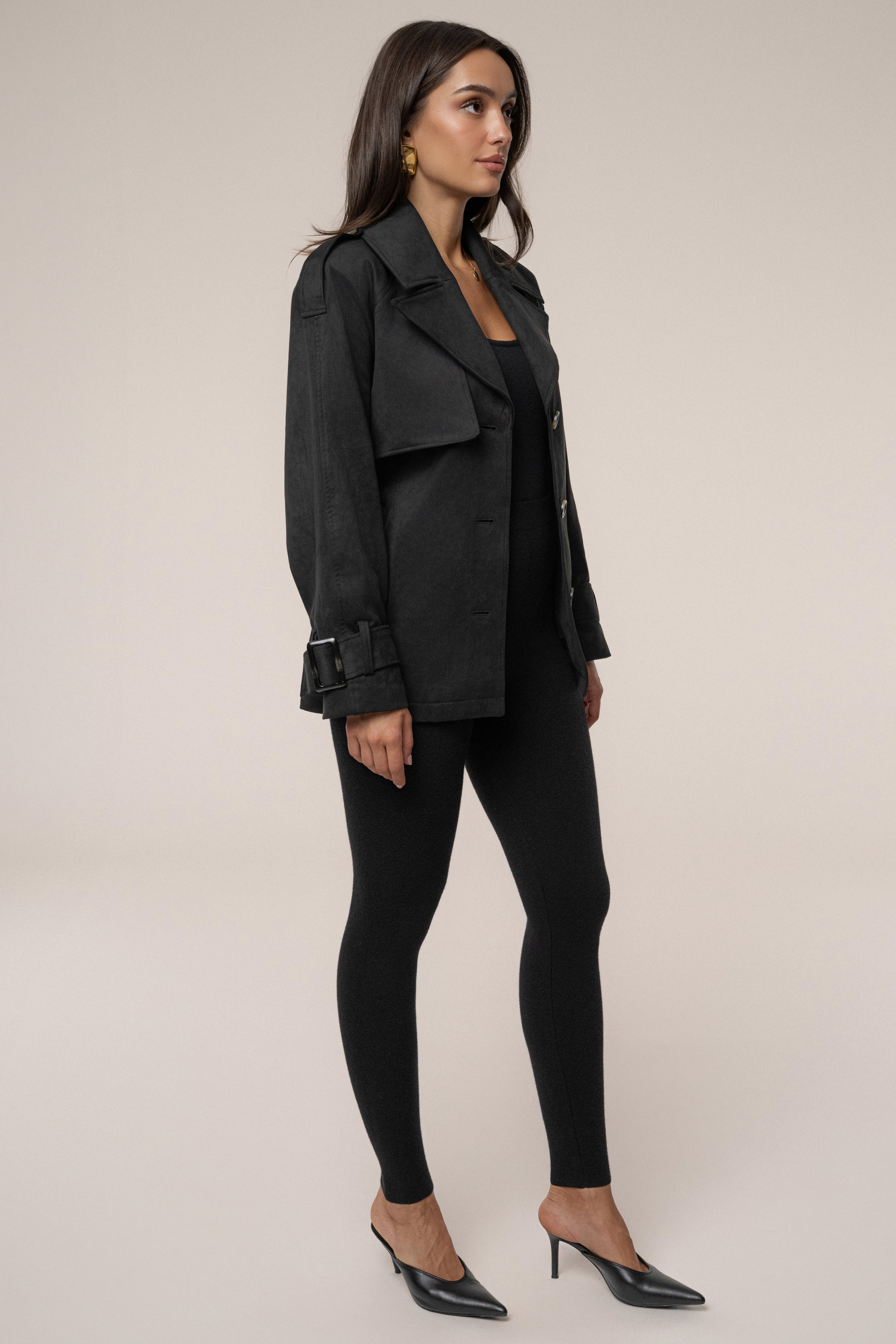 Black Nightfall Suede Jacket