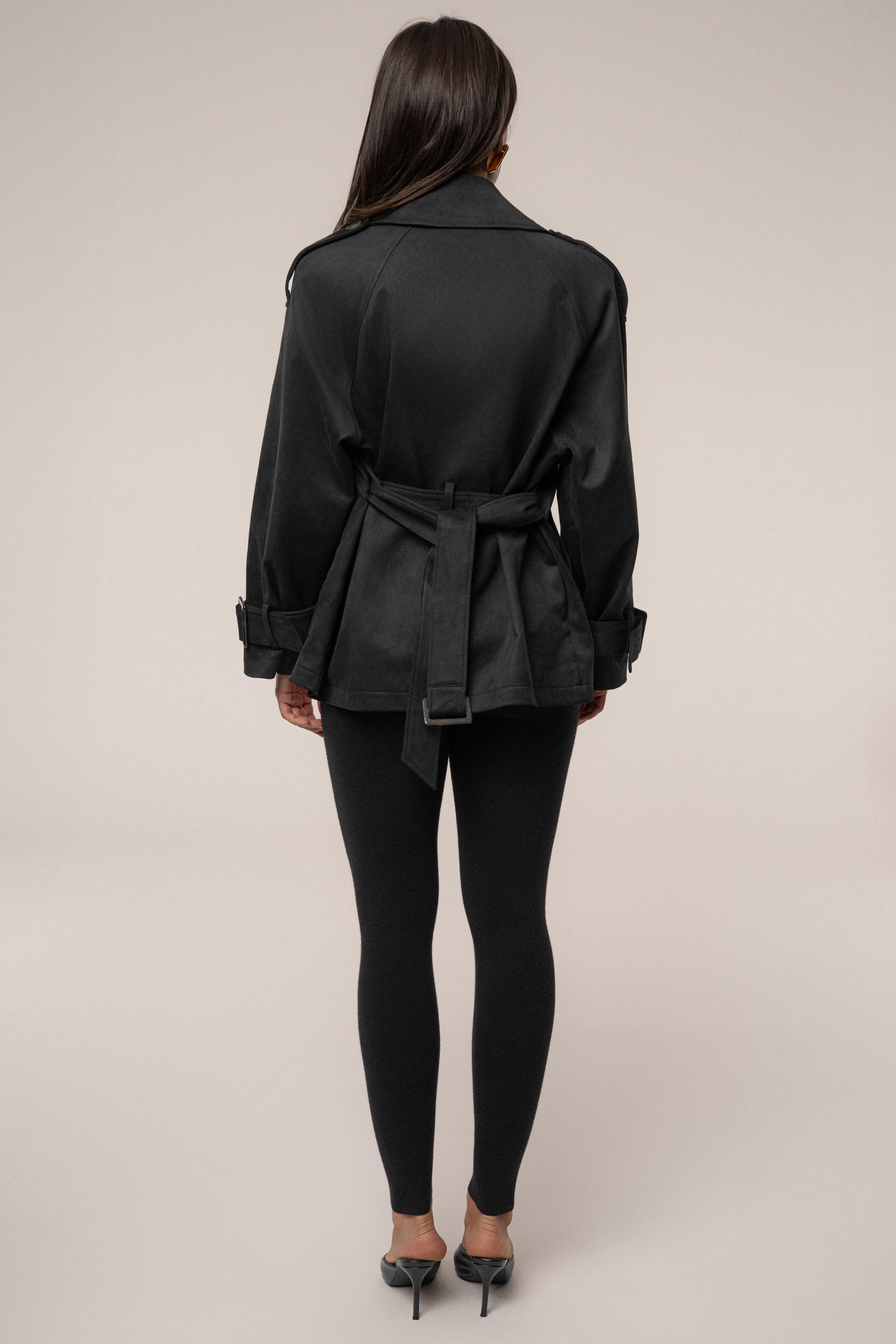 Black Nightfall Suede Jacket