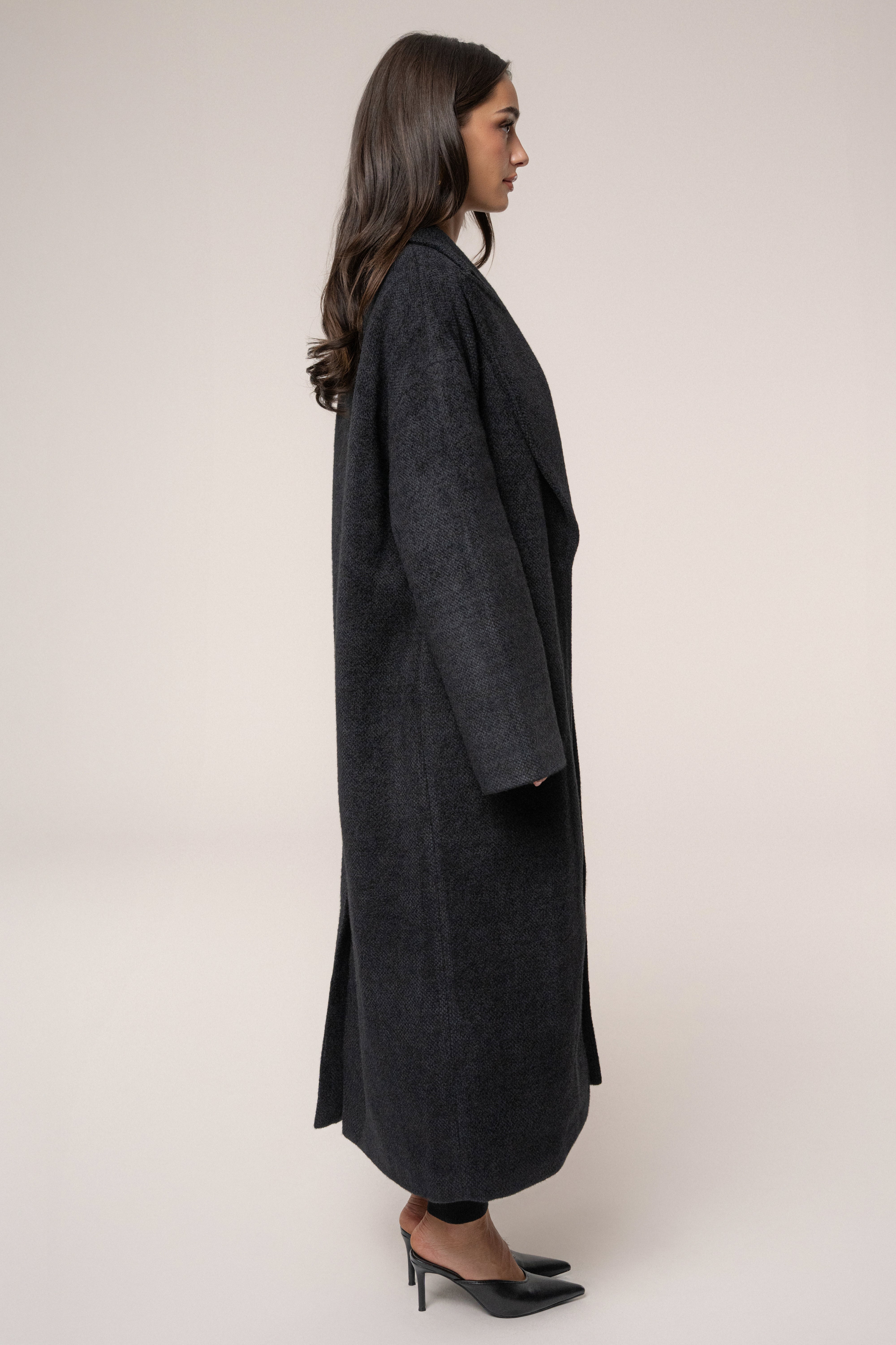 Black Dion Oversized Coat