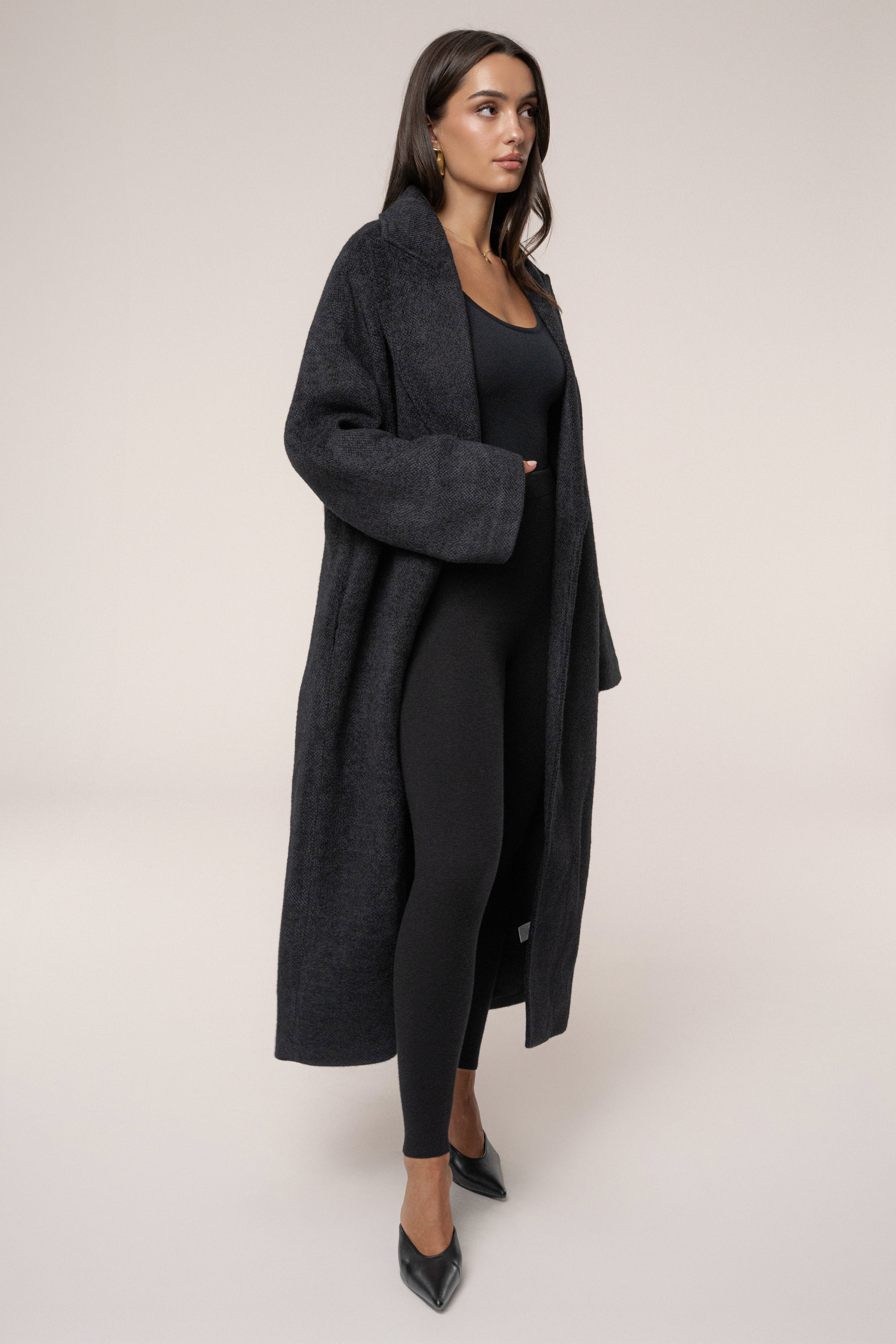 Black Dion Oversized Coat