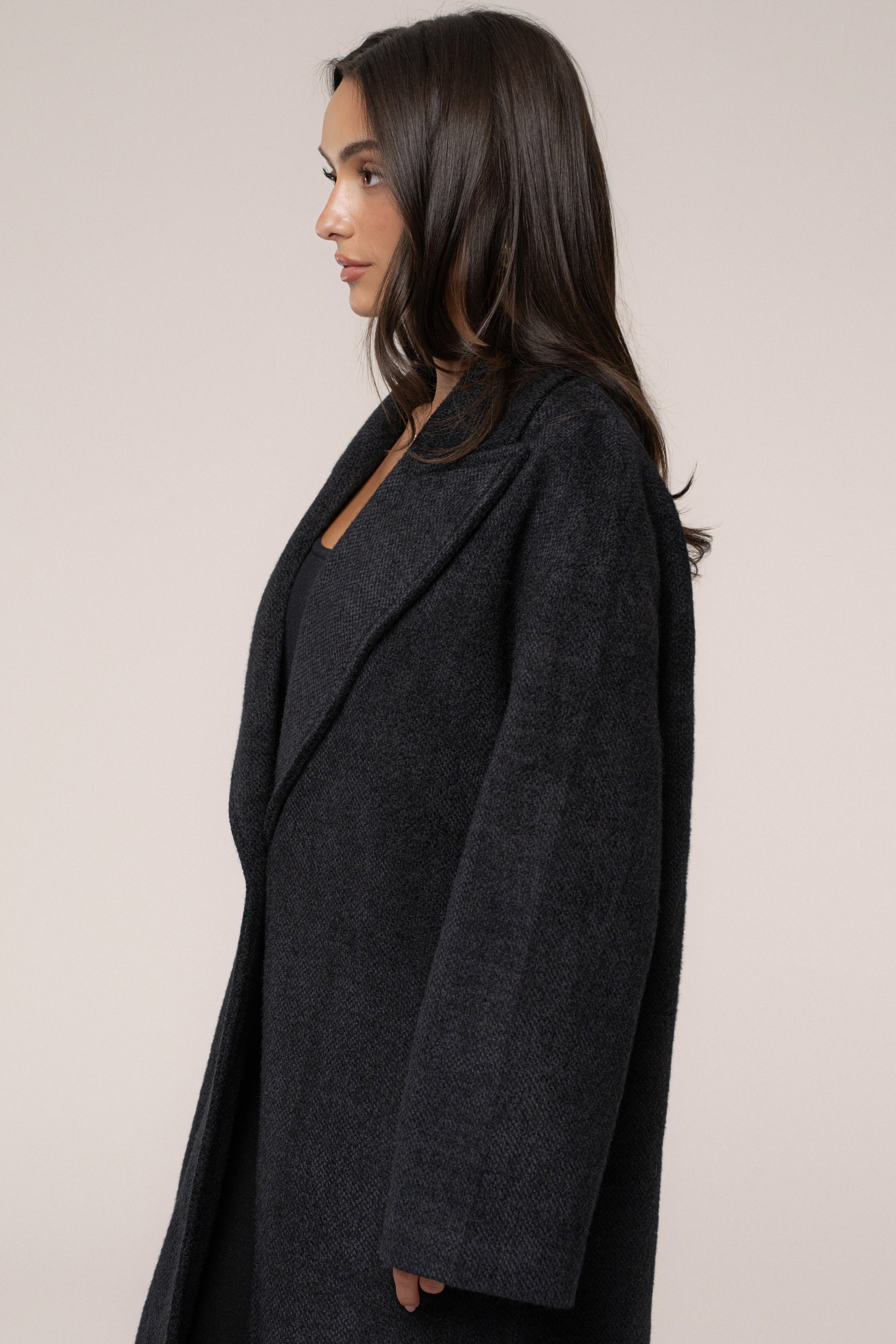 Black Dion Oversized Coat
