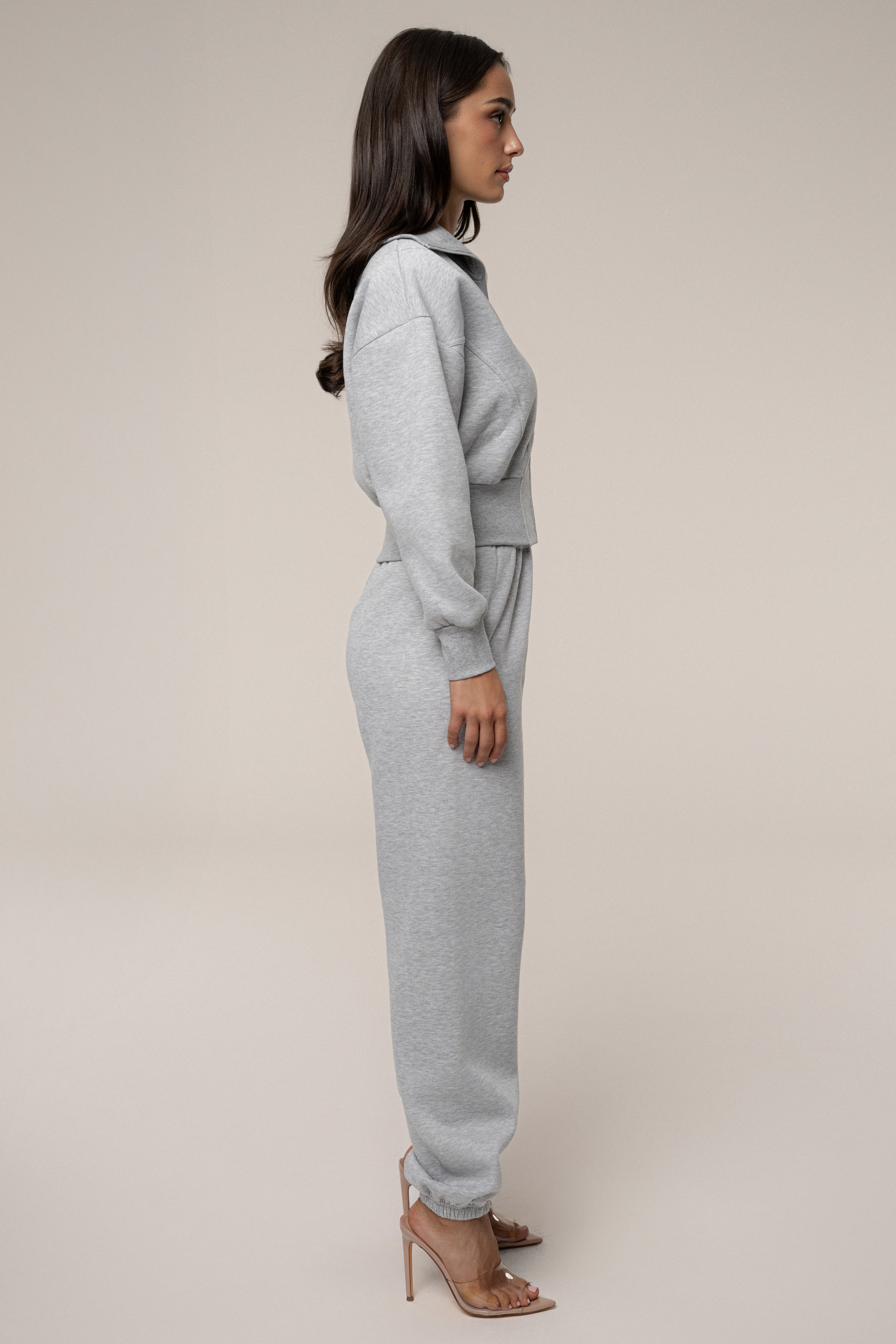 Heather Grey JLUXLABEL Logo Sweatpants