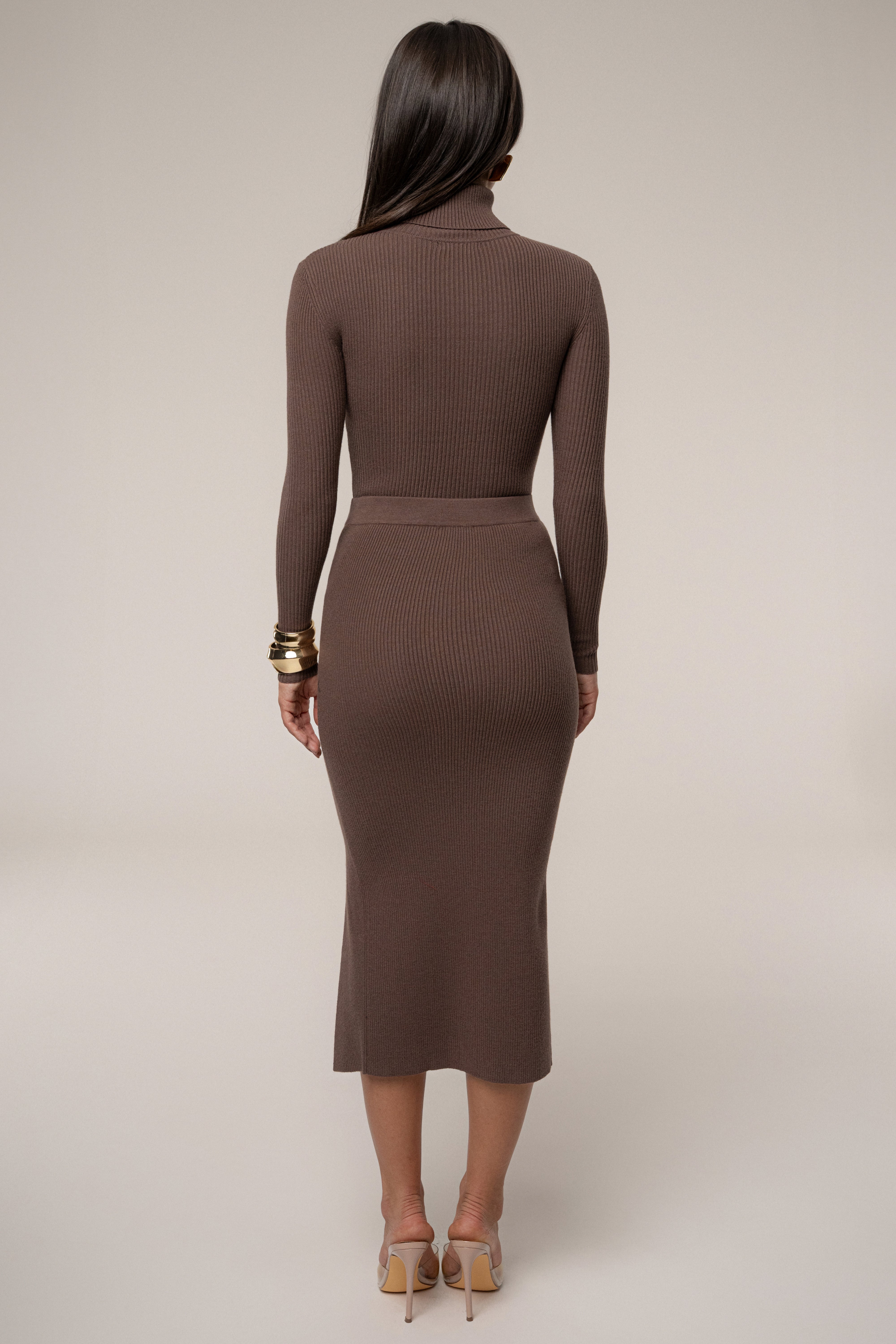 Chocolate Cardinal Essential Knit Skirt