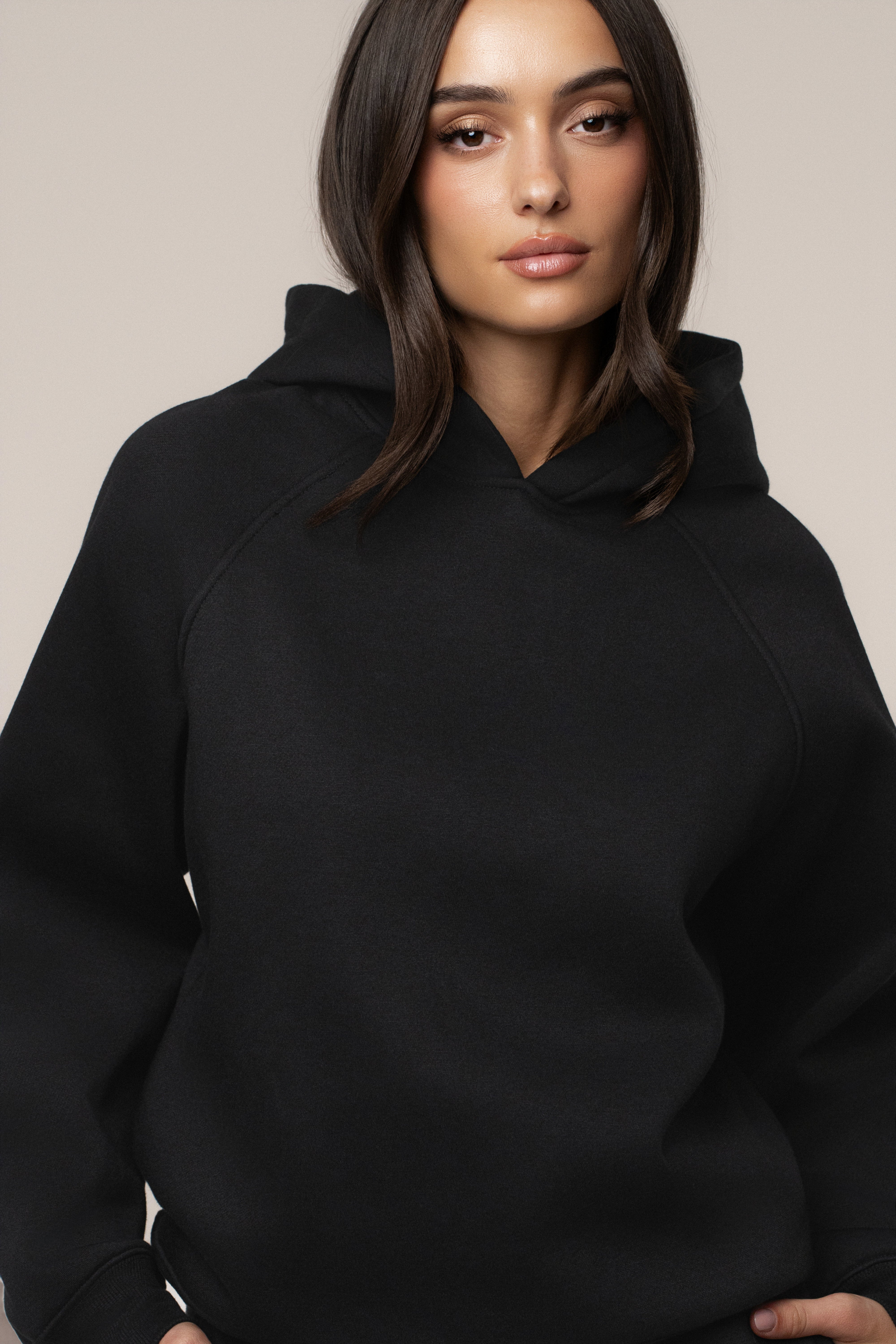 Black JLUXLABEL Logo Pullover Hoodie