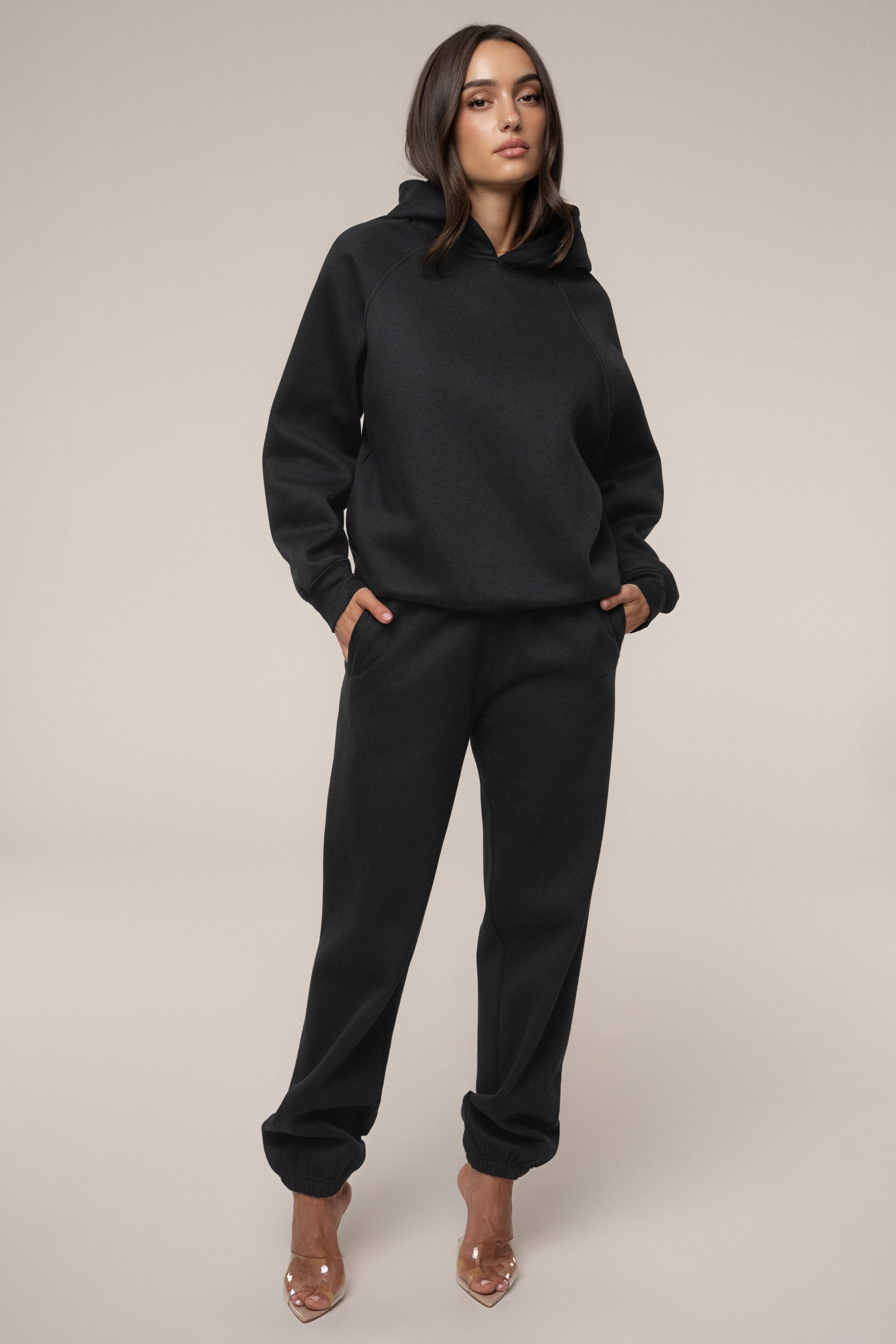 Black JLUXLABEL Logo Sweatpants - JLUXLABEL