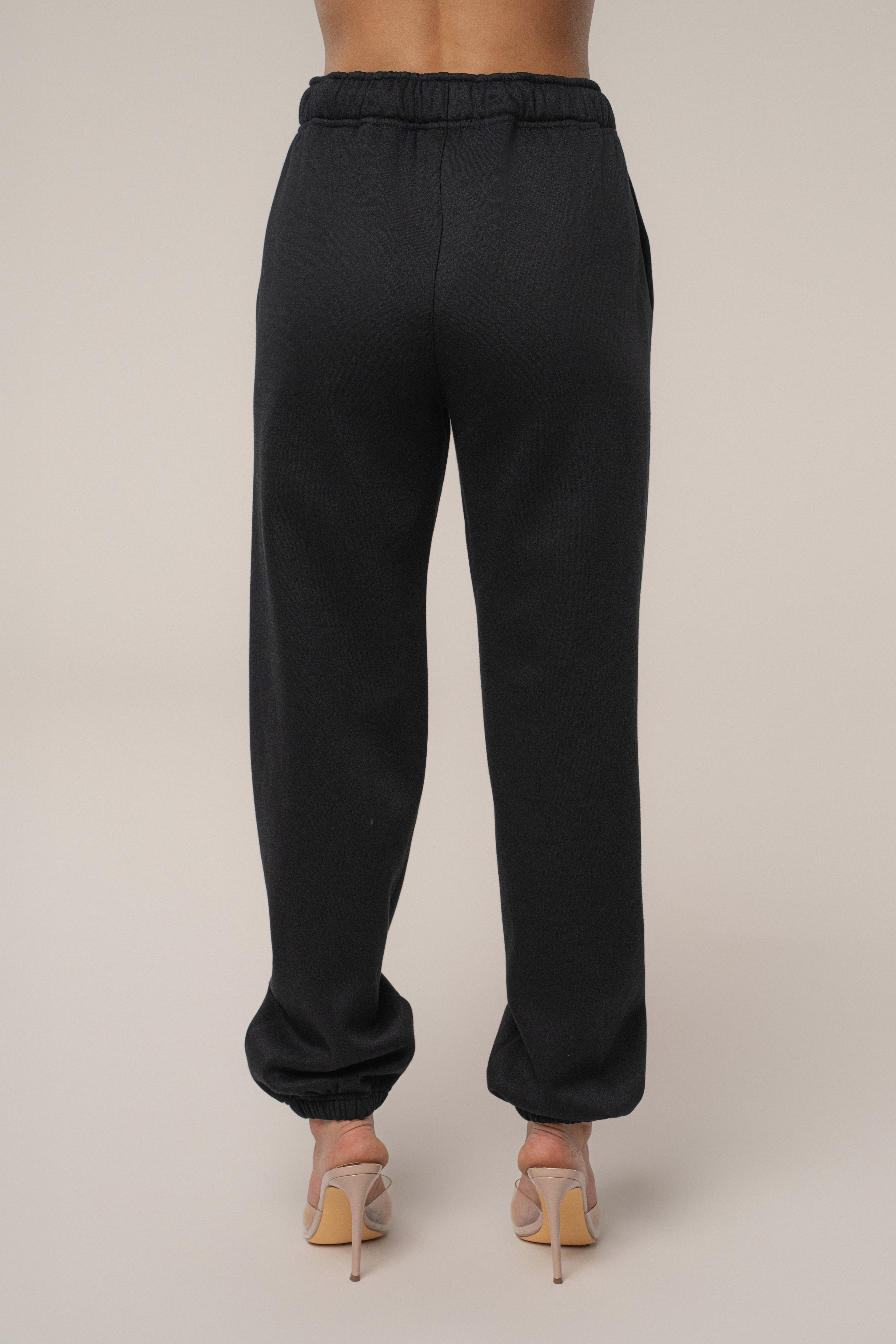 Black JLUXLABEL Logo Sweatpants