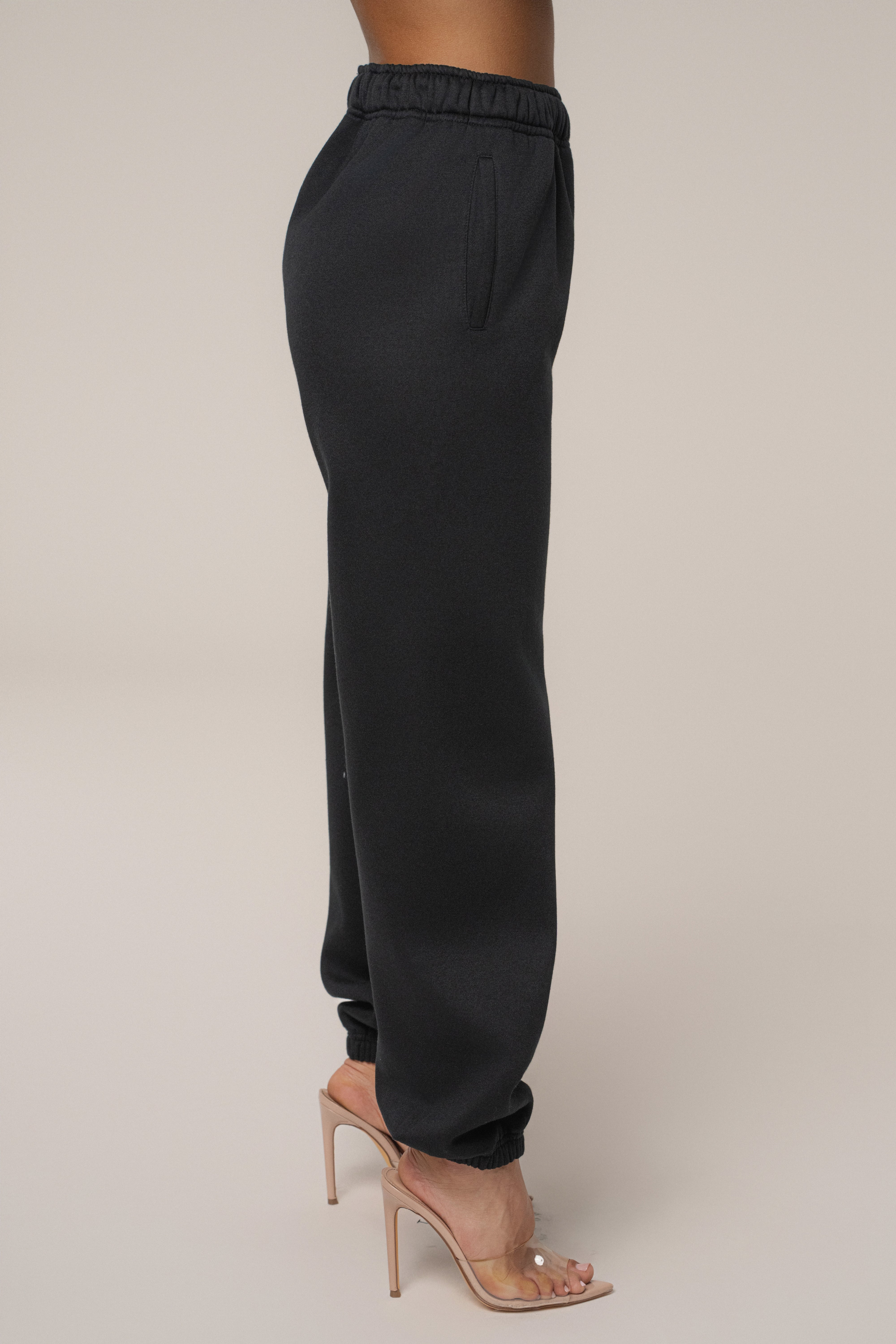 Black JLUXLABEL Logo Sweatpants