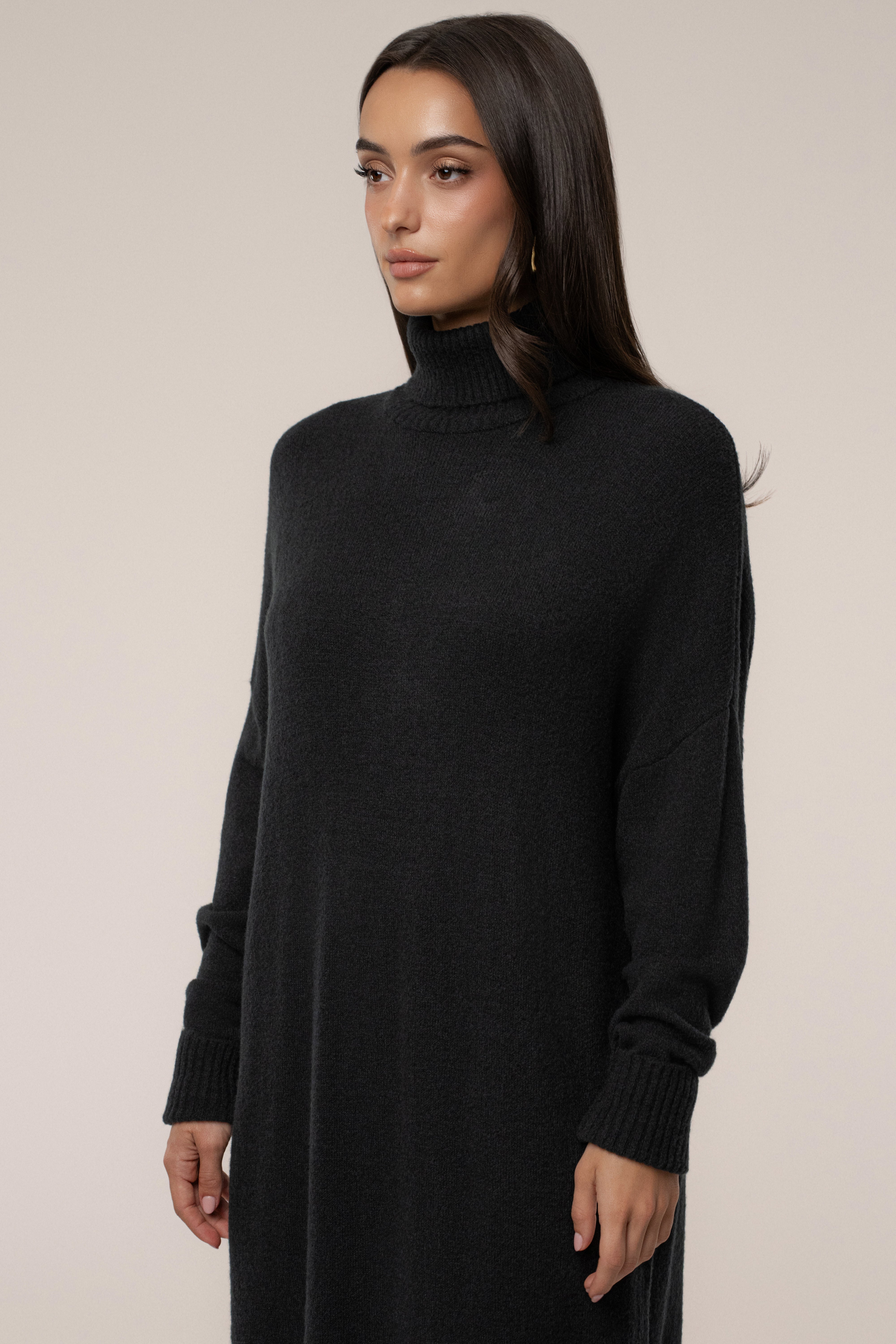 Black Hartley Knit Maxi Dress