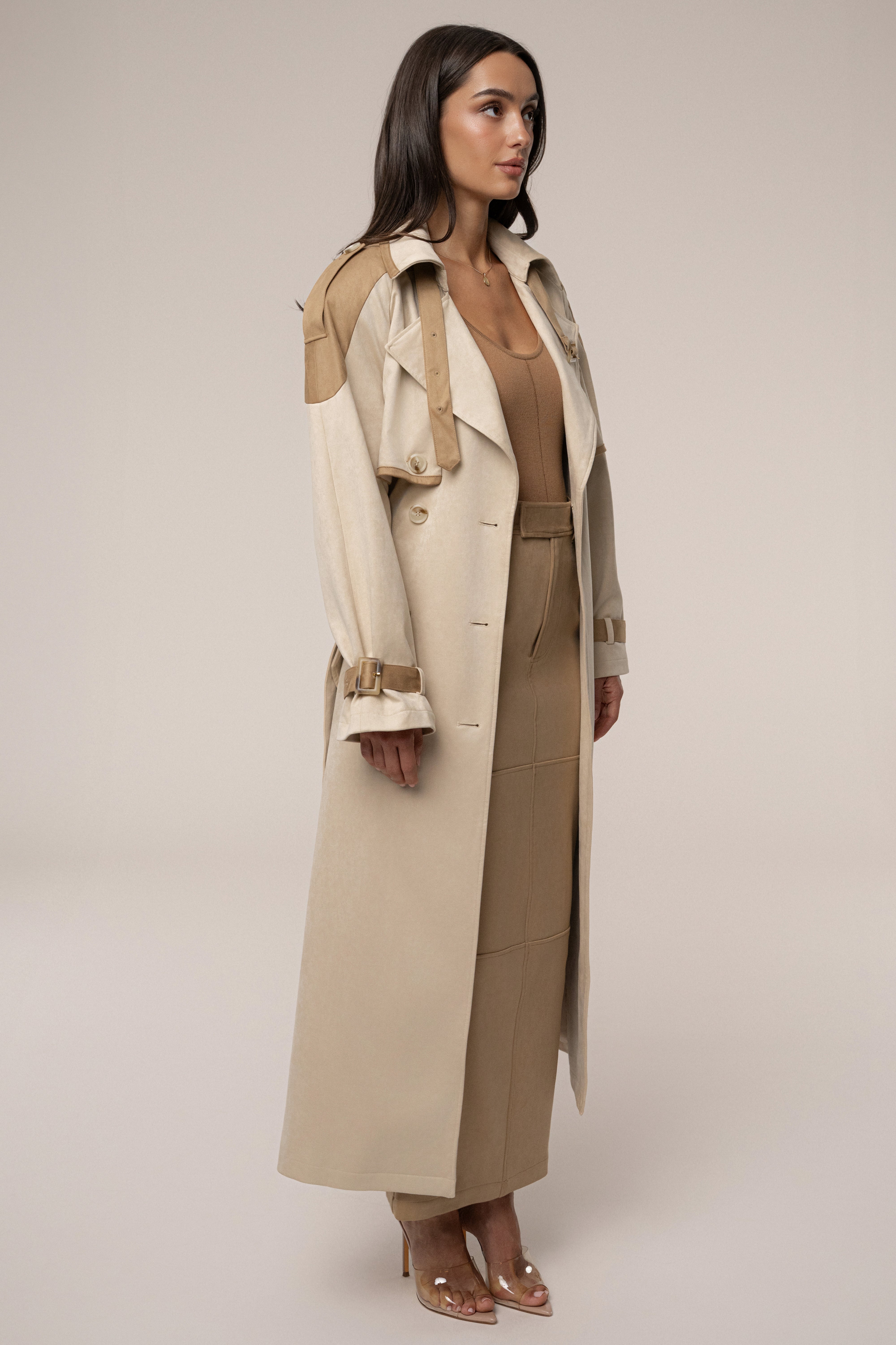 Tan Elite Suede Coat