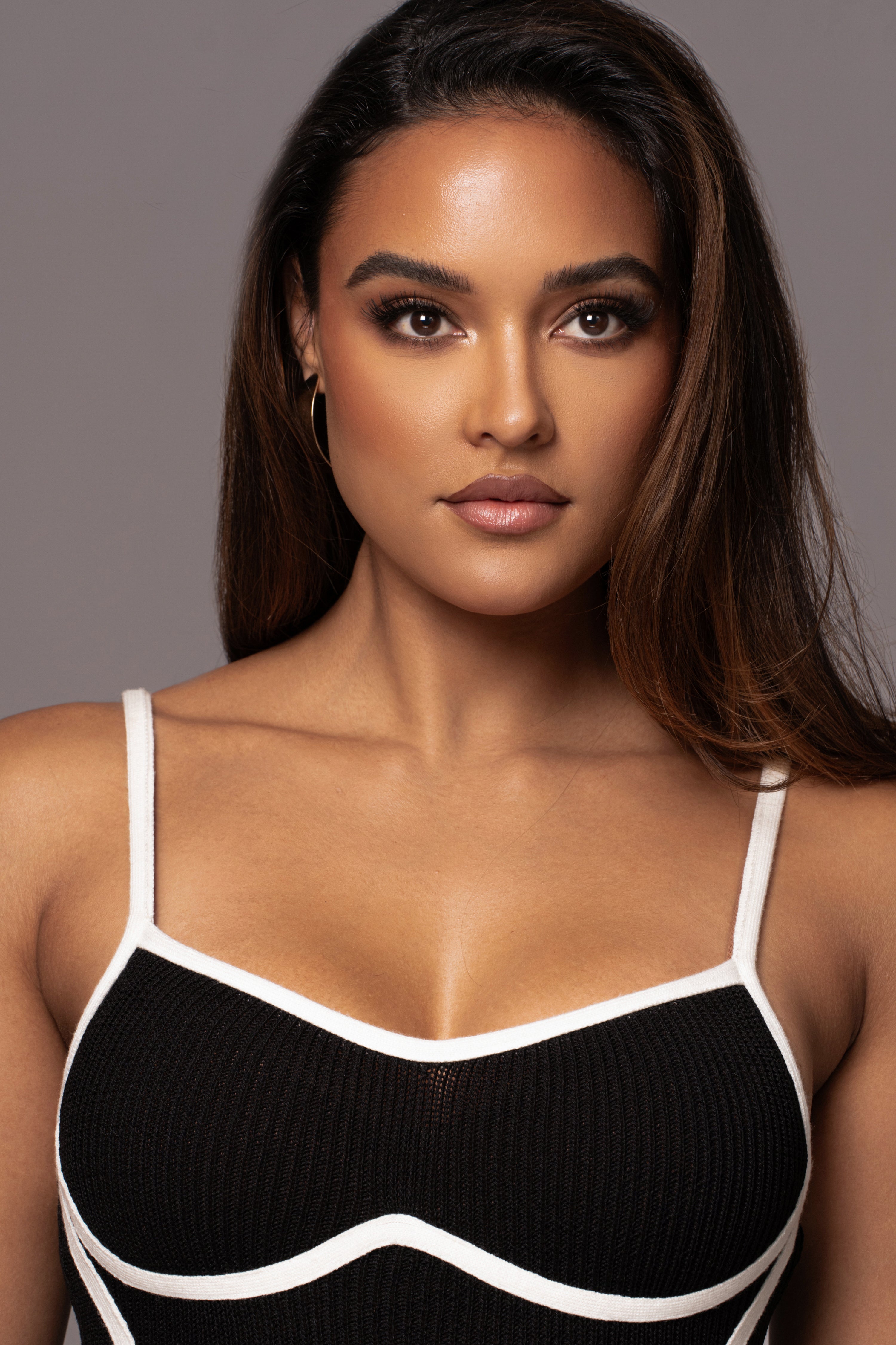 Black Model Citizen Knit Maxi Dress - JLUXLABEL