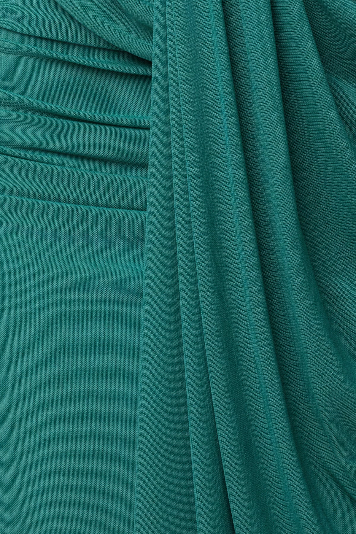 Green Alaina Plunge Maxi Dress