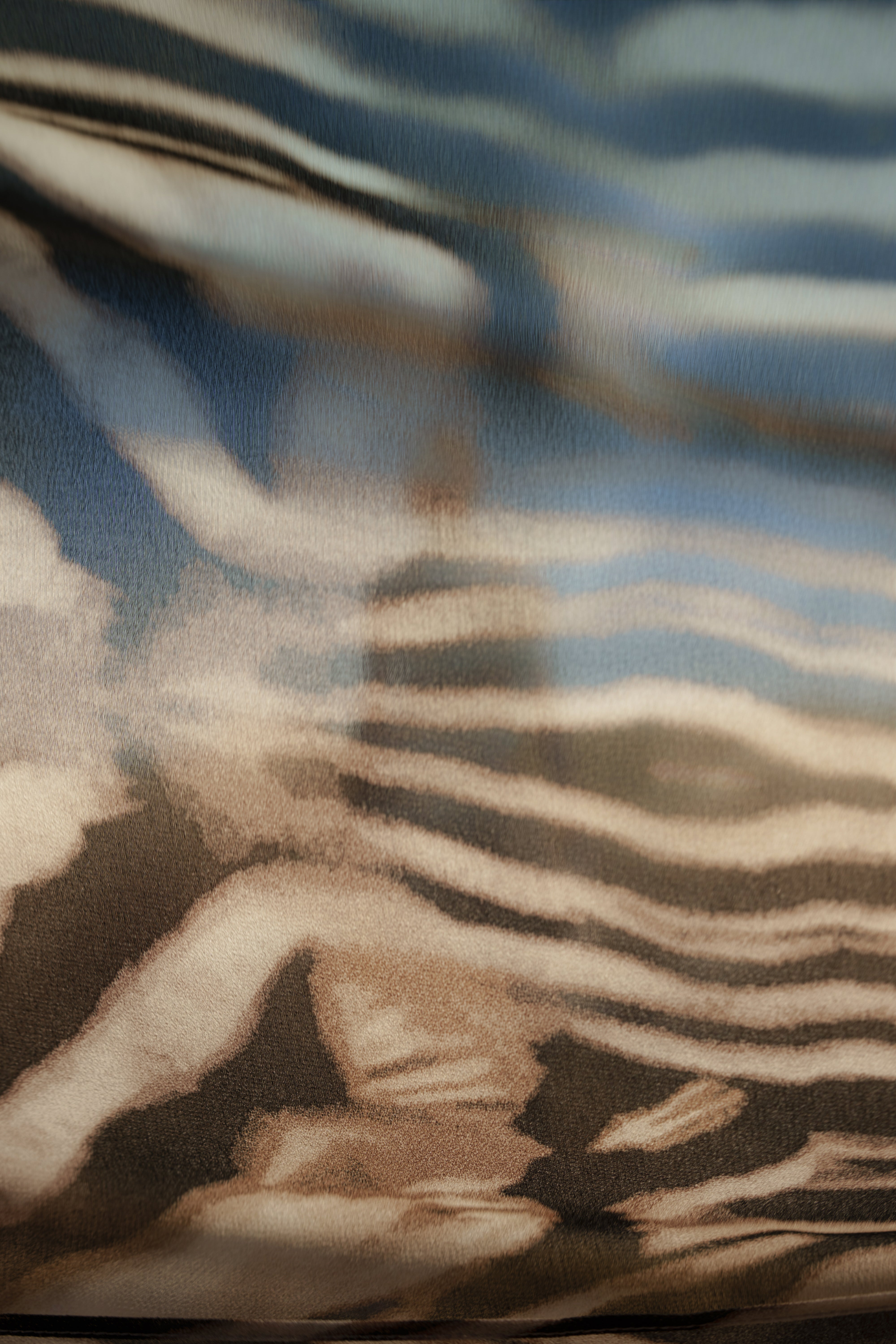 Brown Zebra Print Shadow Safari Scarf - JLUXLABEL