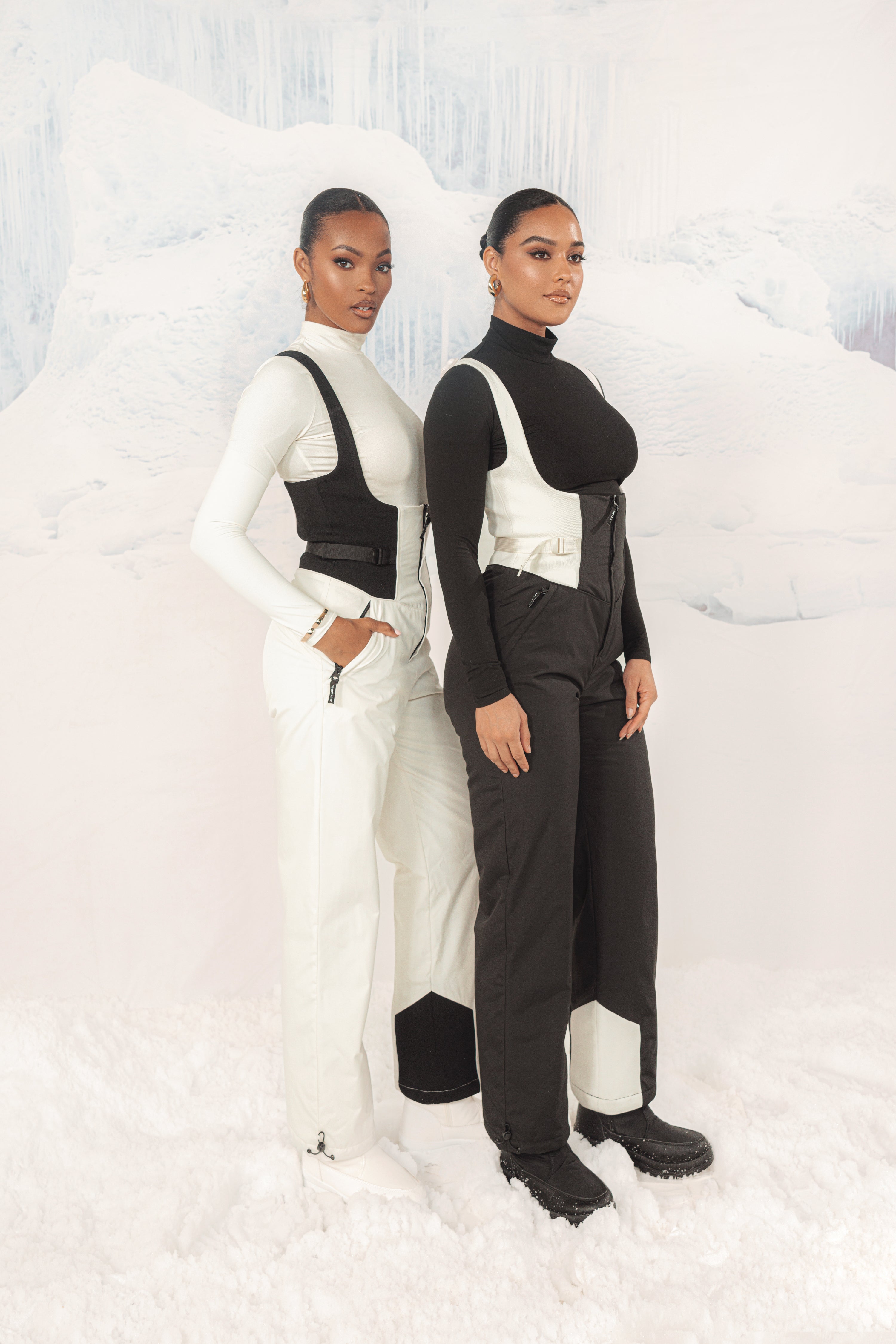 Ivory/Black Highland Jumpsuit - JLUXLABEL