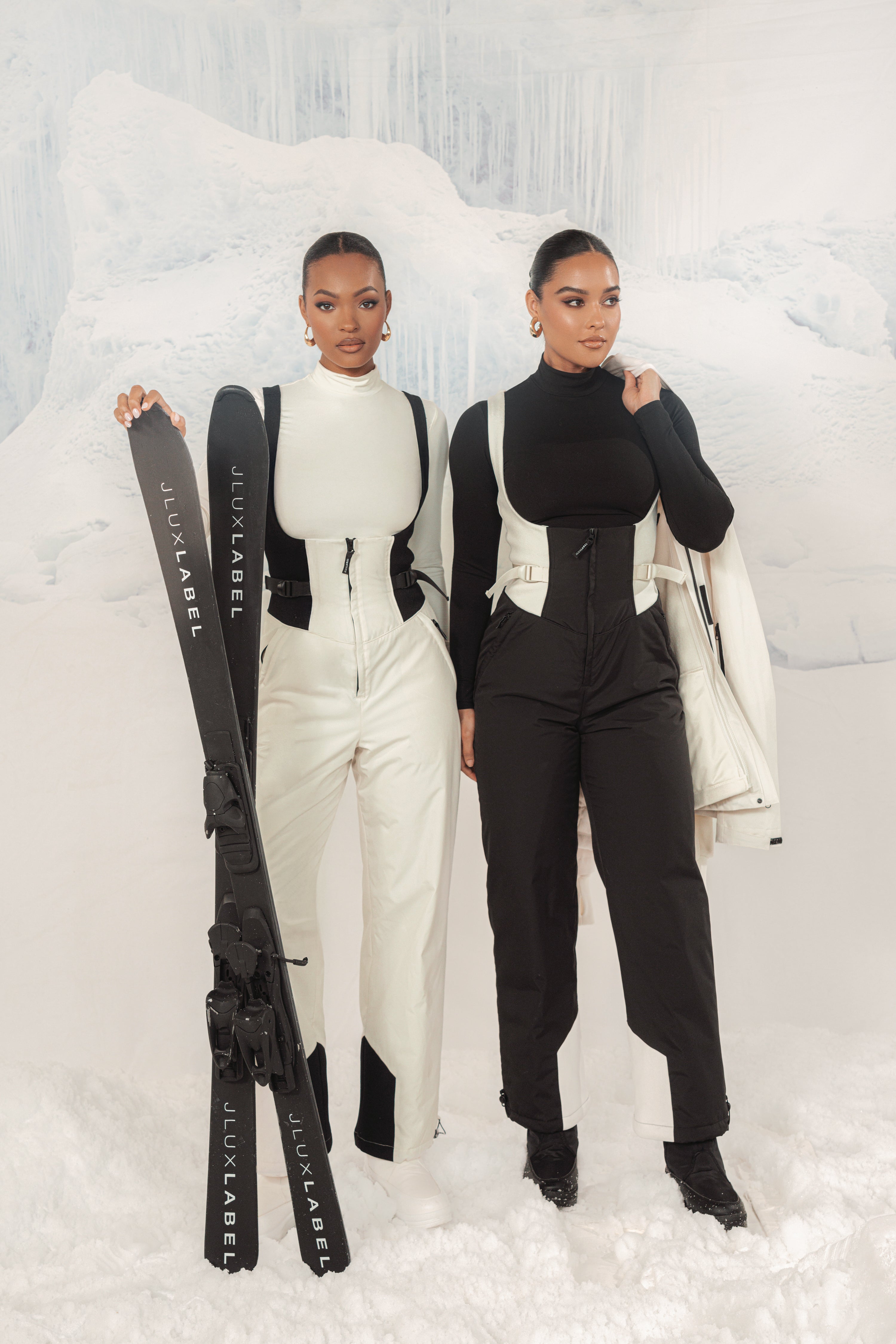 Ivory/Black Highland Jumpsuit - JLUXLABEL