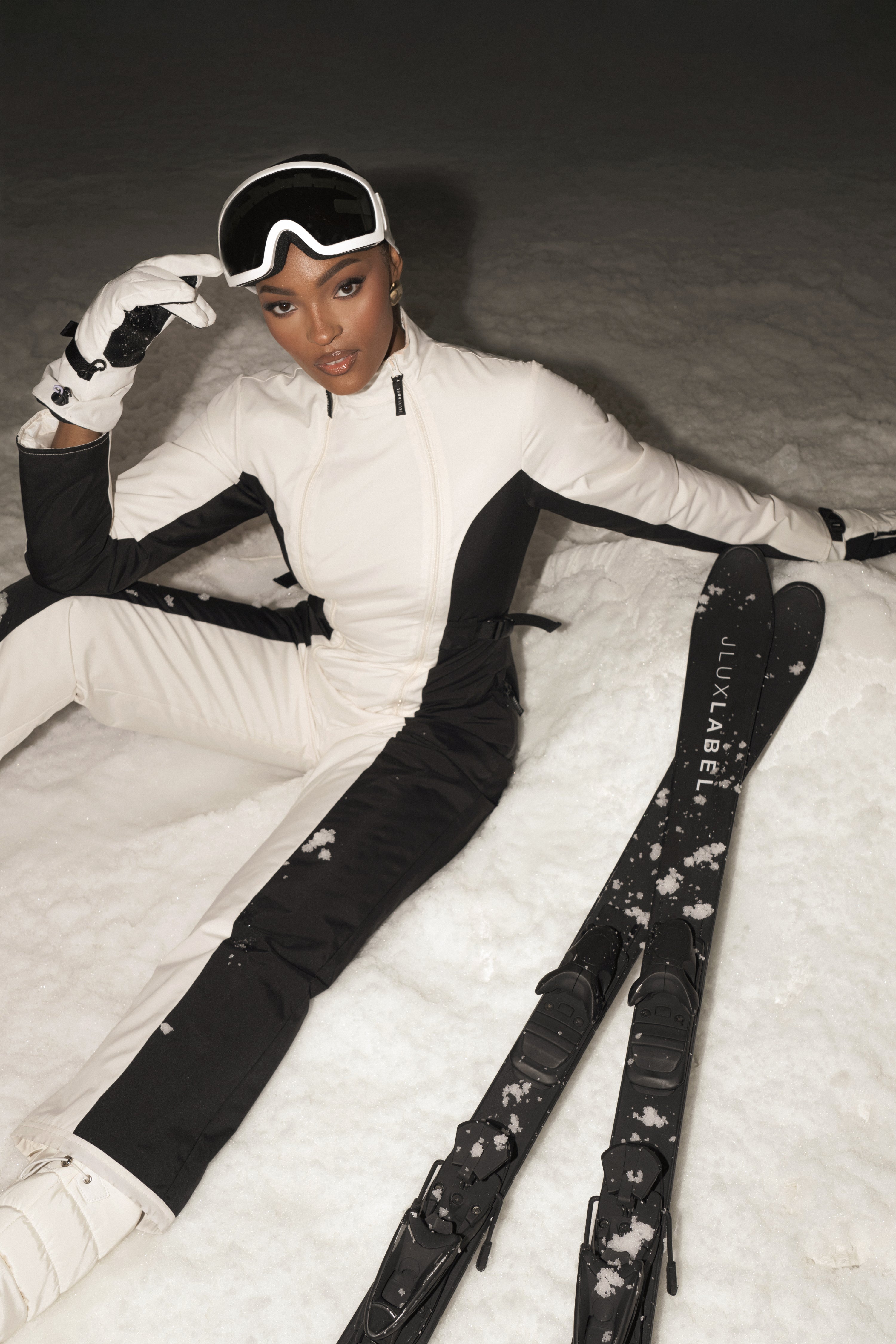 Ivory Polar Escape Ski Suit - JLUXLABEL