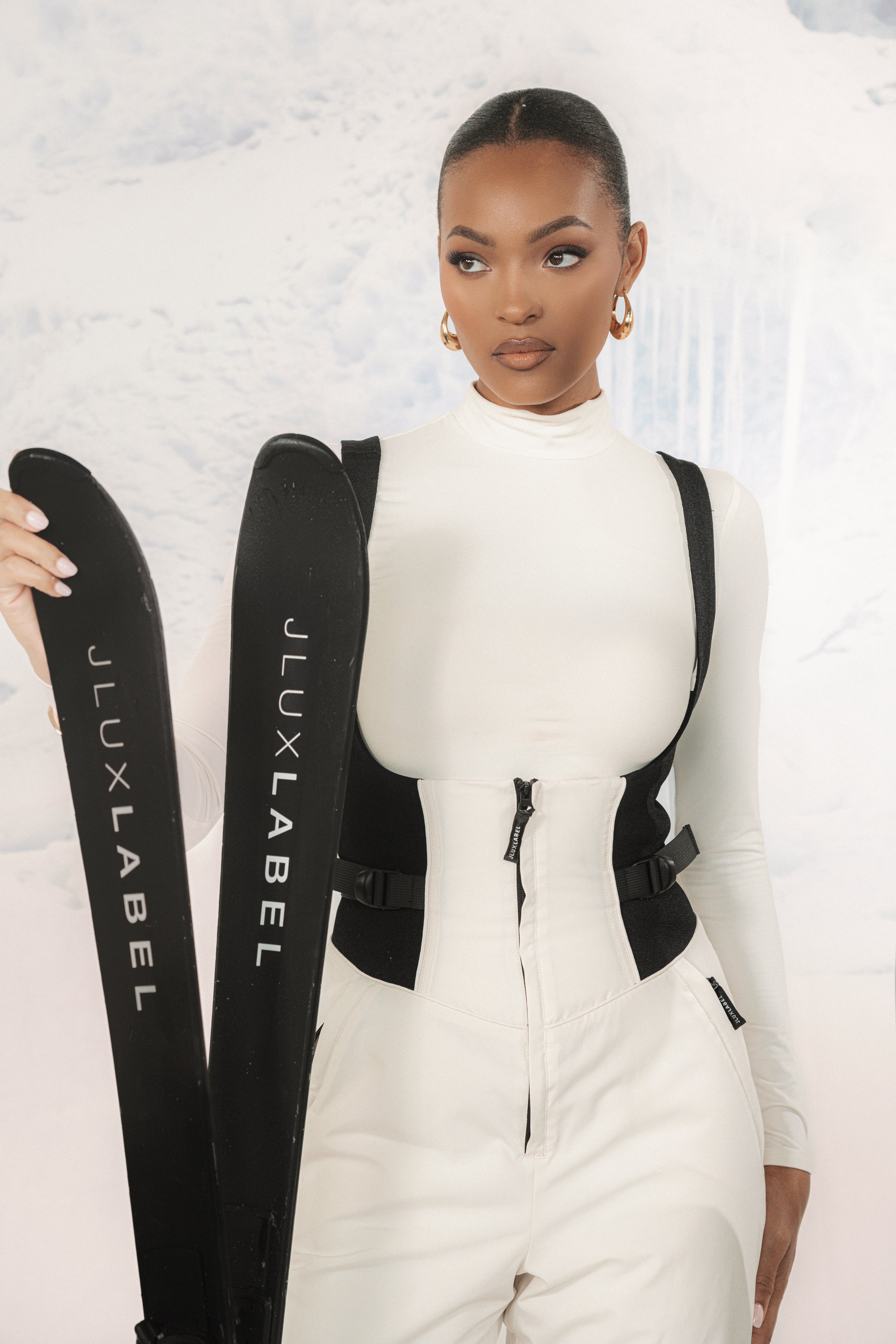 Ivory/Black Highland Jumpsuit - JLUXLABEL