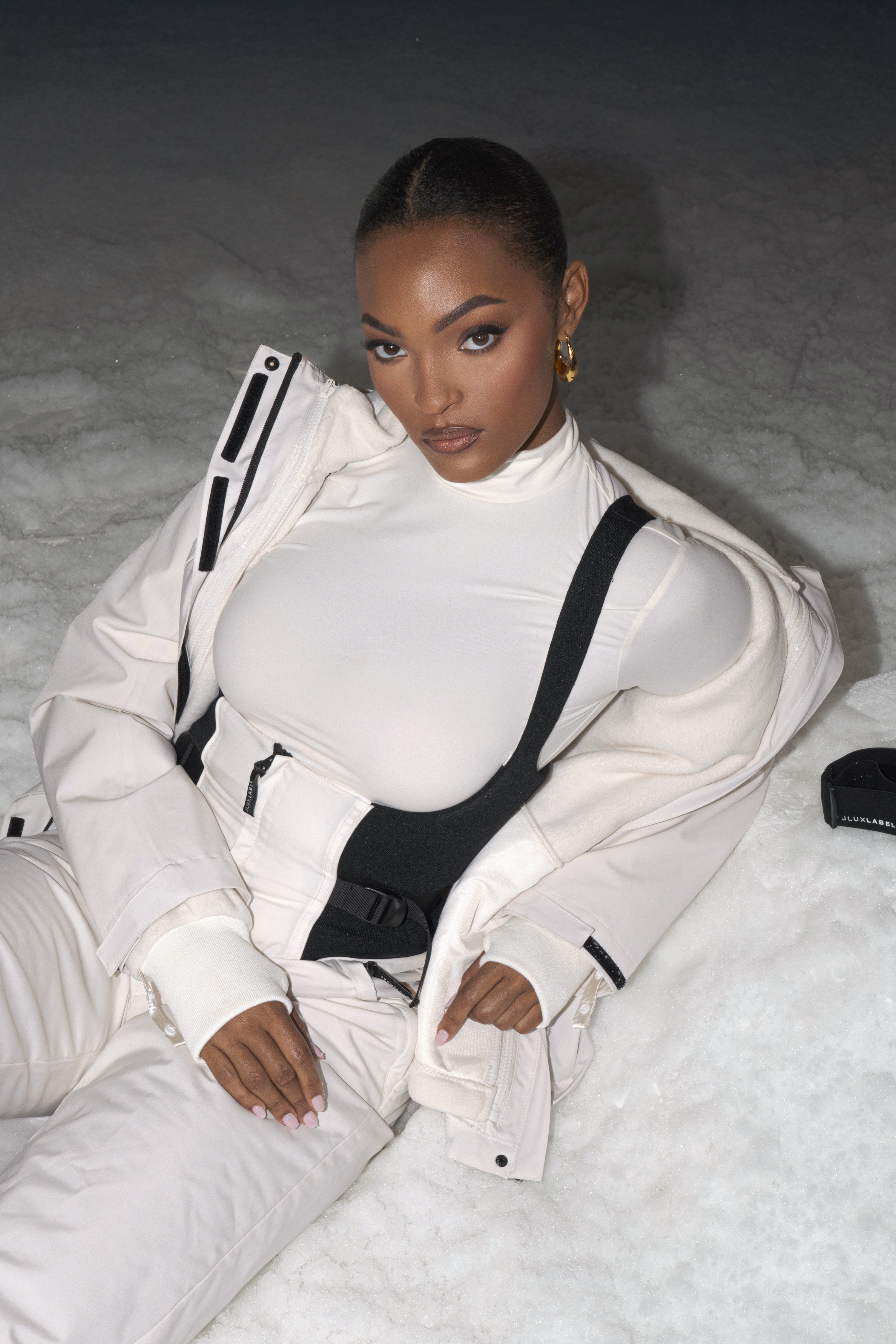 Ivory/Black Highland Jumpsuit - JLUXLABEL