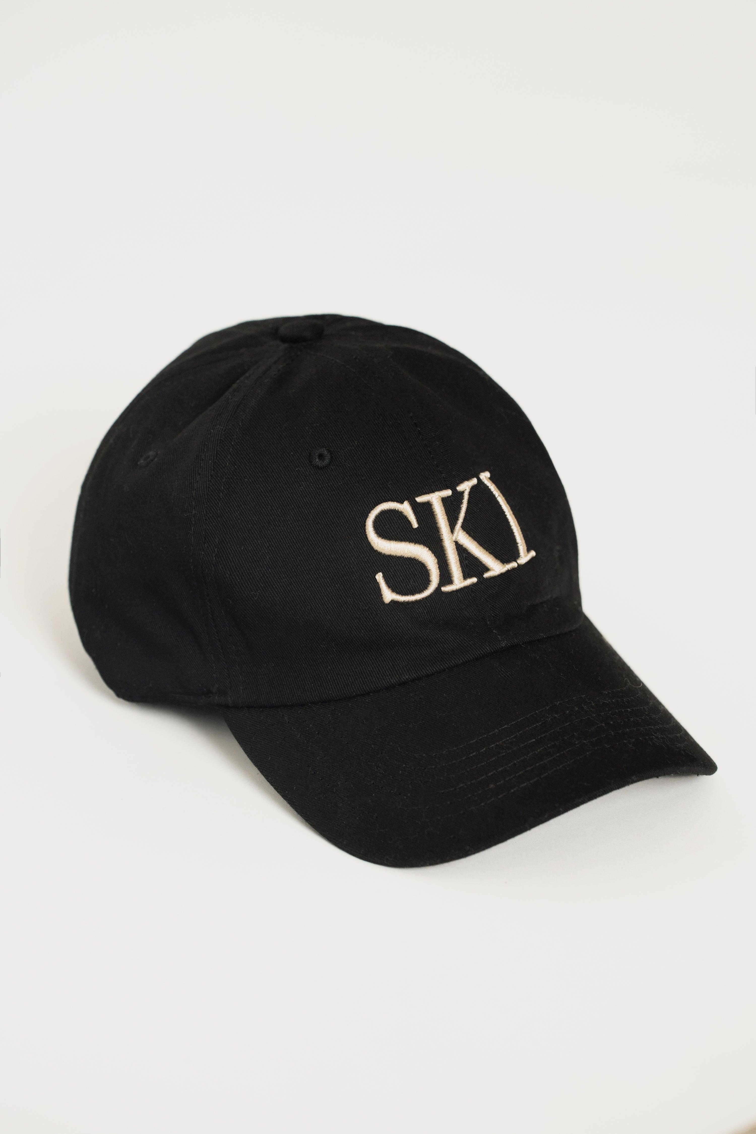 Black Limited Edition SKI Logo Hat - JLUXLABEL