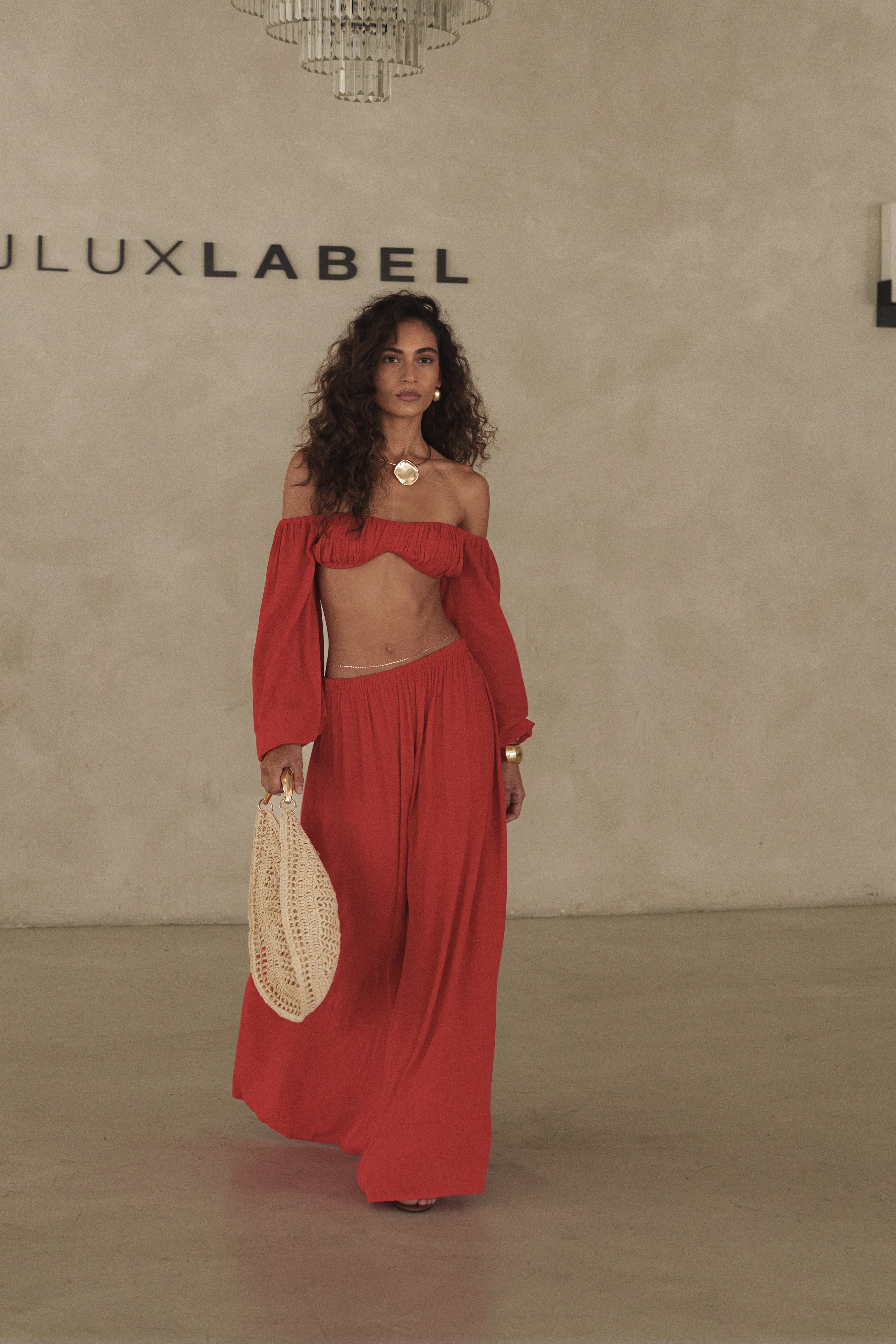 Red Warm Nights Skirt Set - JLUXLABEL