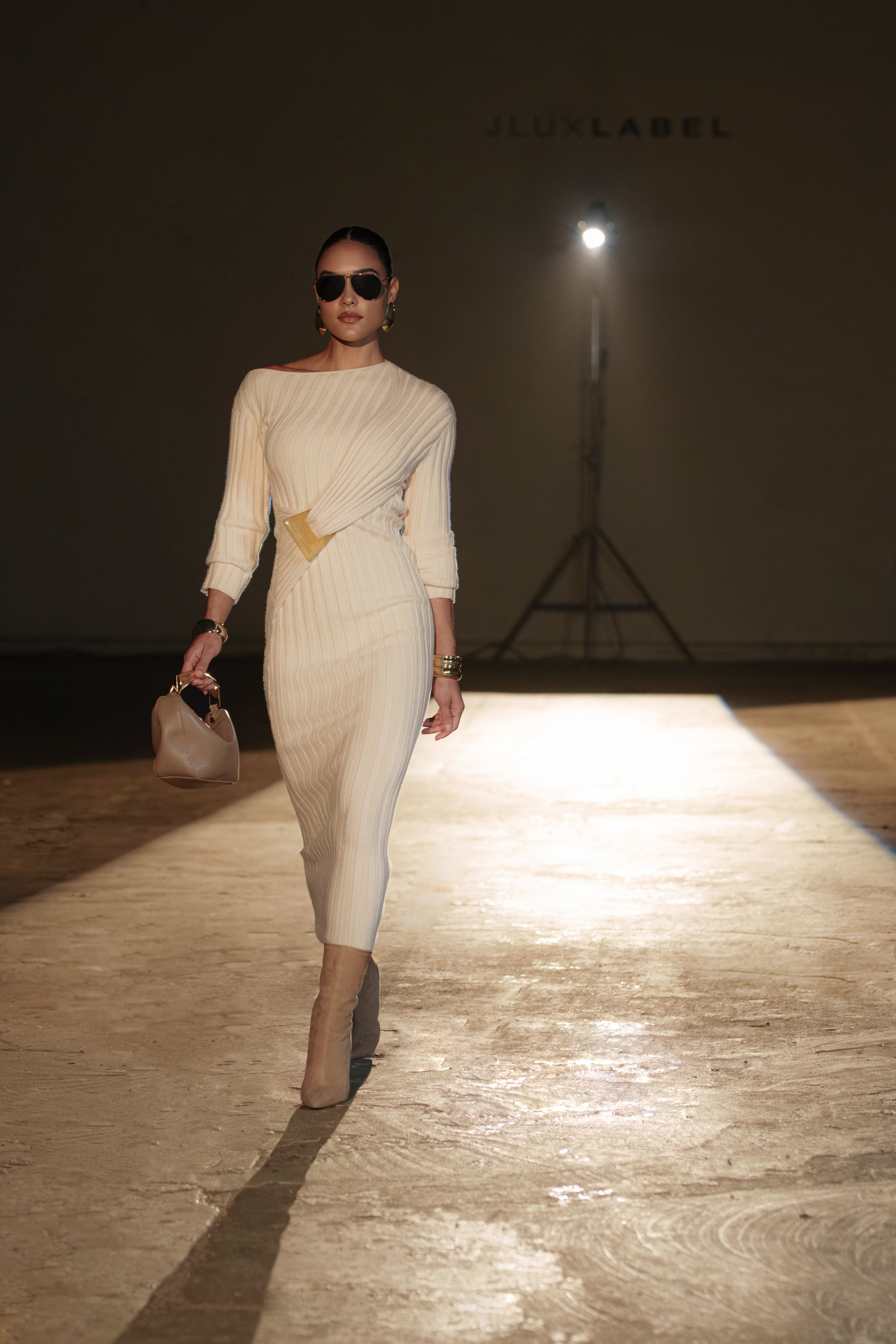 Ivory Auttomn Maxi Dress