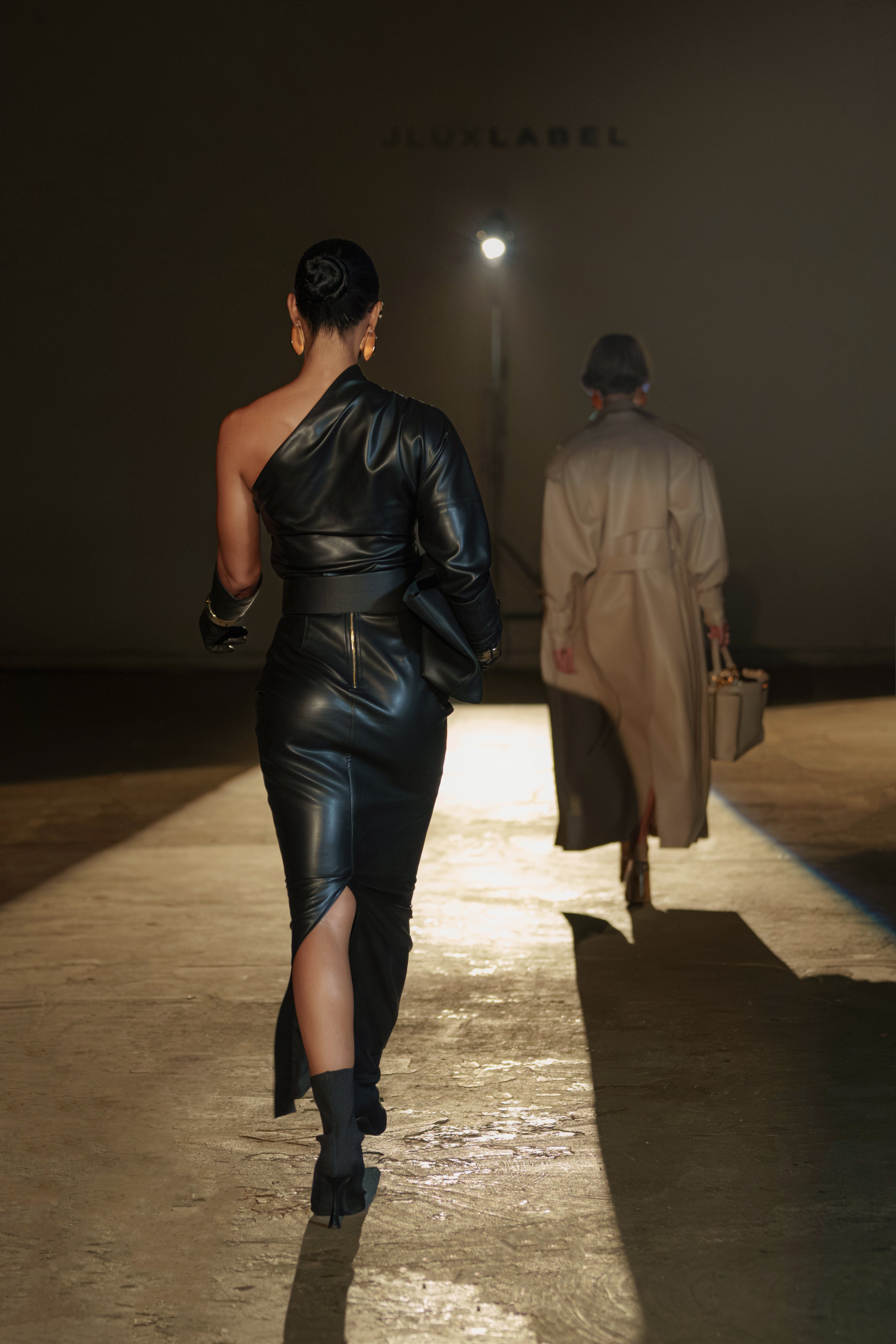 Black Demi One Shoulder Top