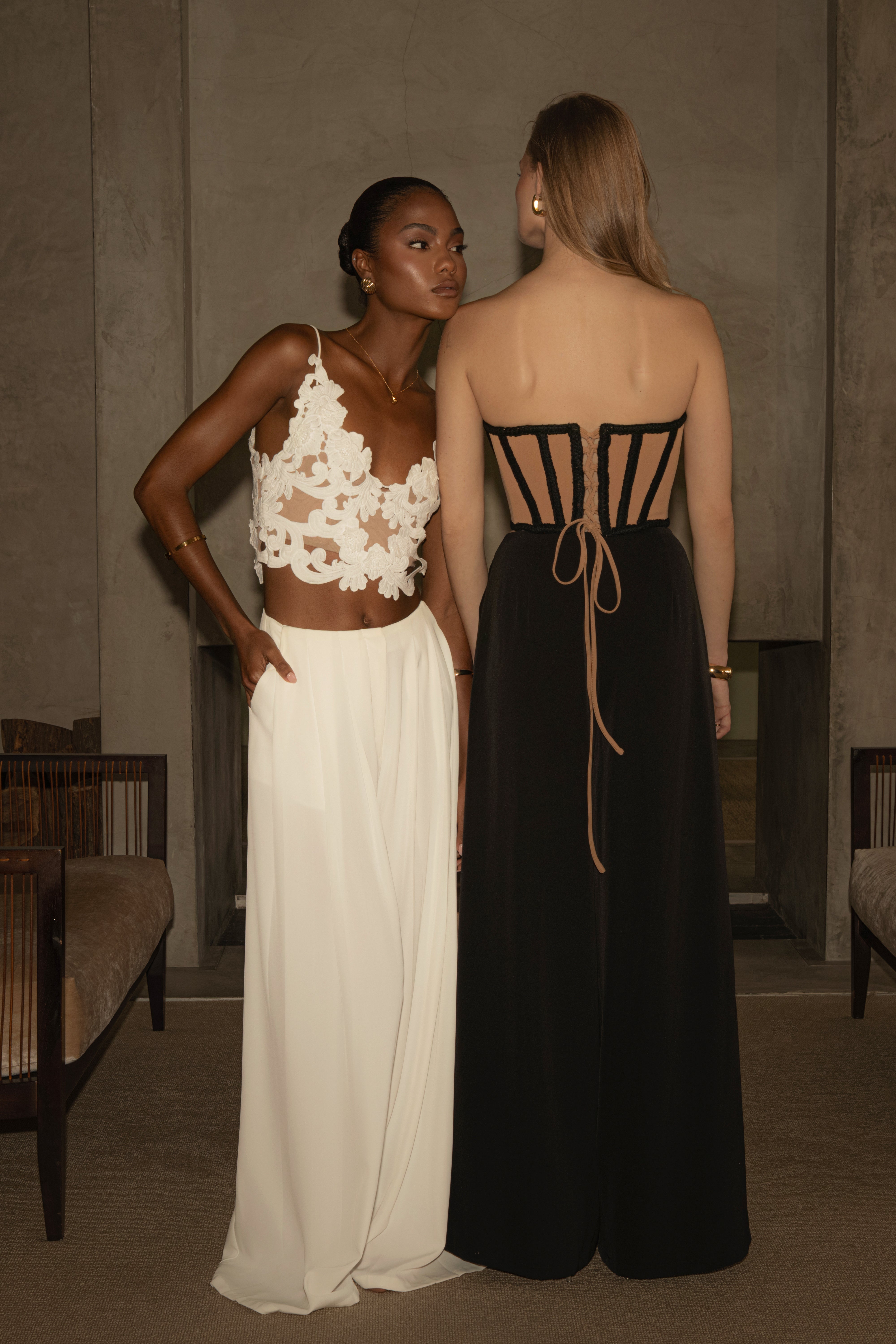 White Summer Ease Wide Leg Pants - JLUXLABEL