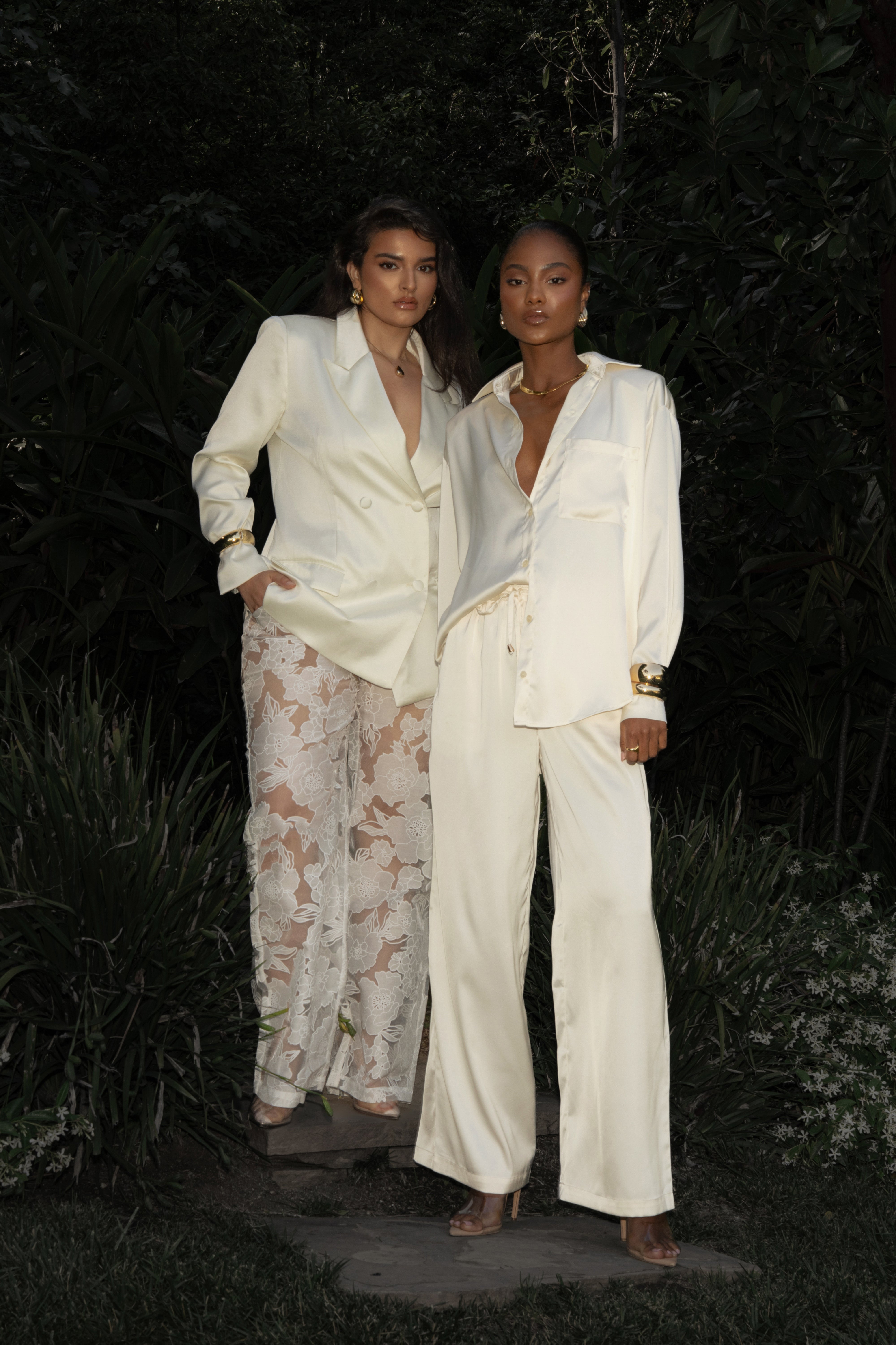 Ivory Sunny Day Drawstring Pants - JLUXLABEL