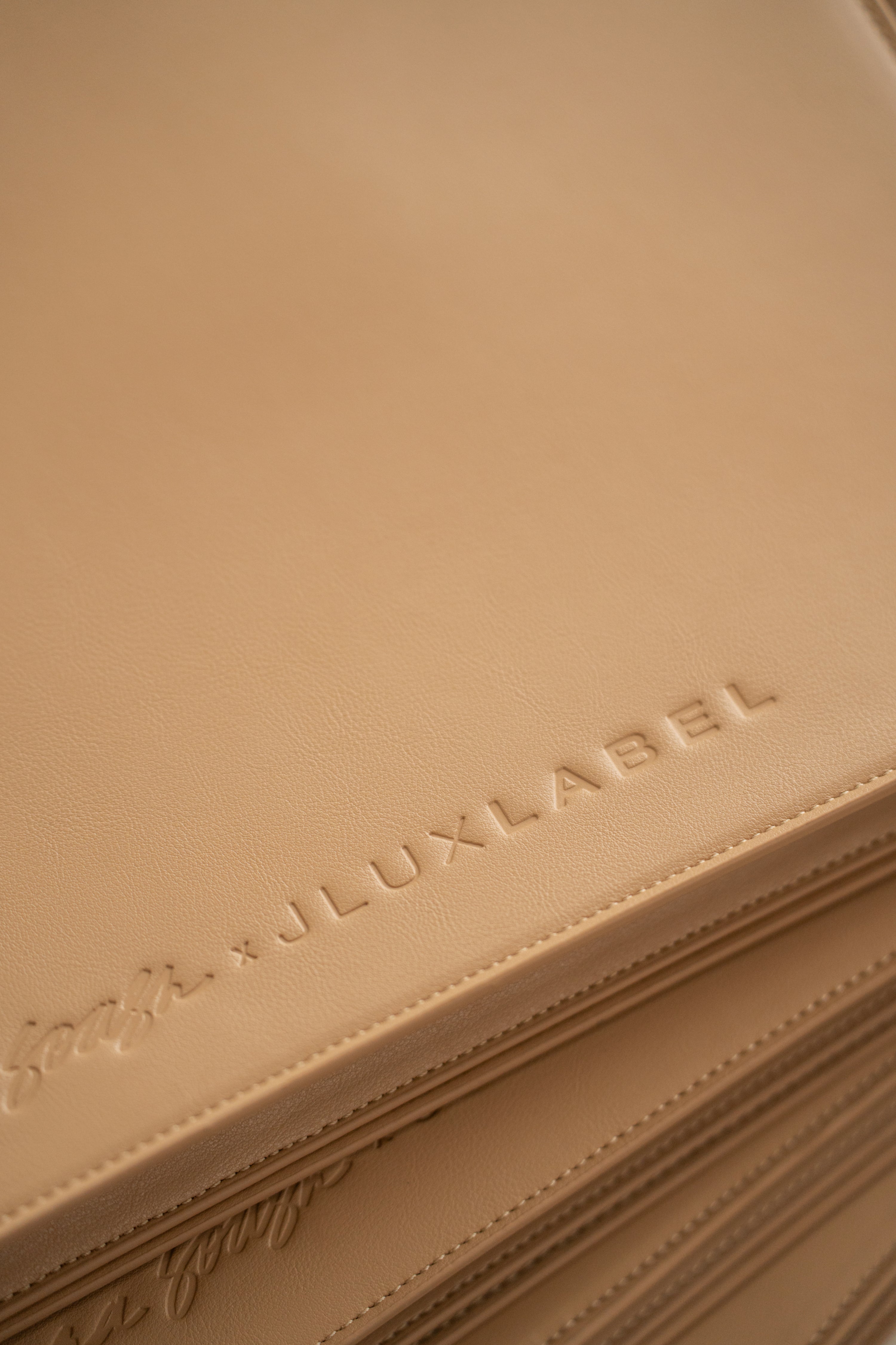 Beige TATIANA SOASH x JLUXLABEL Dreams & Plans Catch All Bag - JLUXLABEL