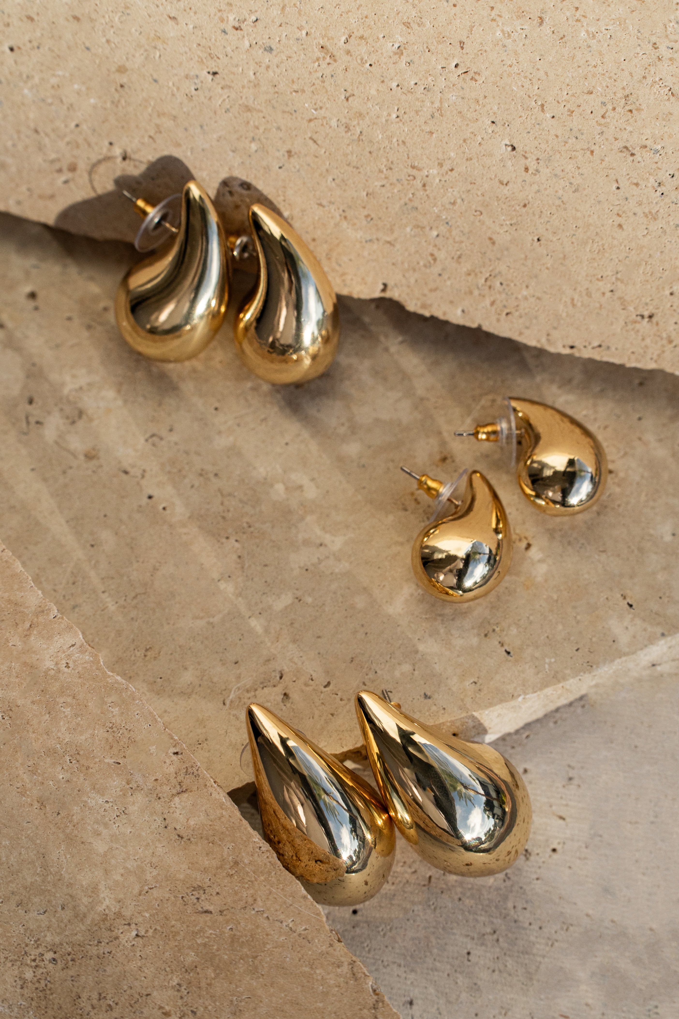 Juli gold earrings Clearance