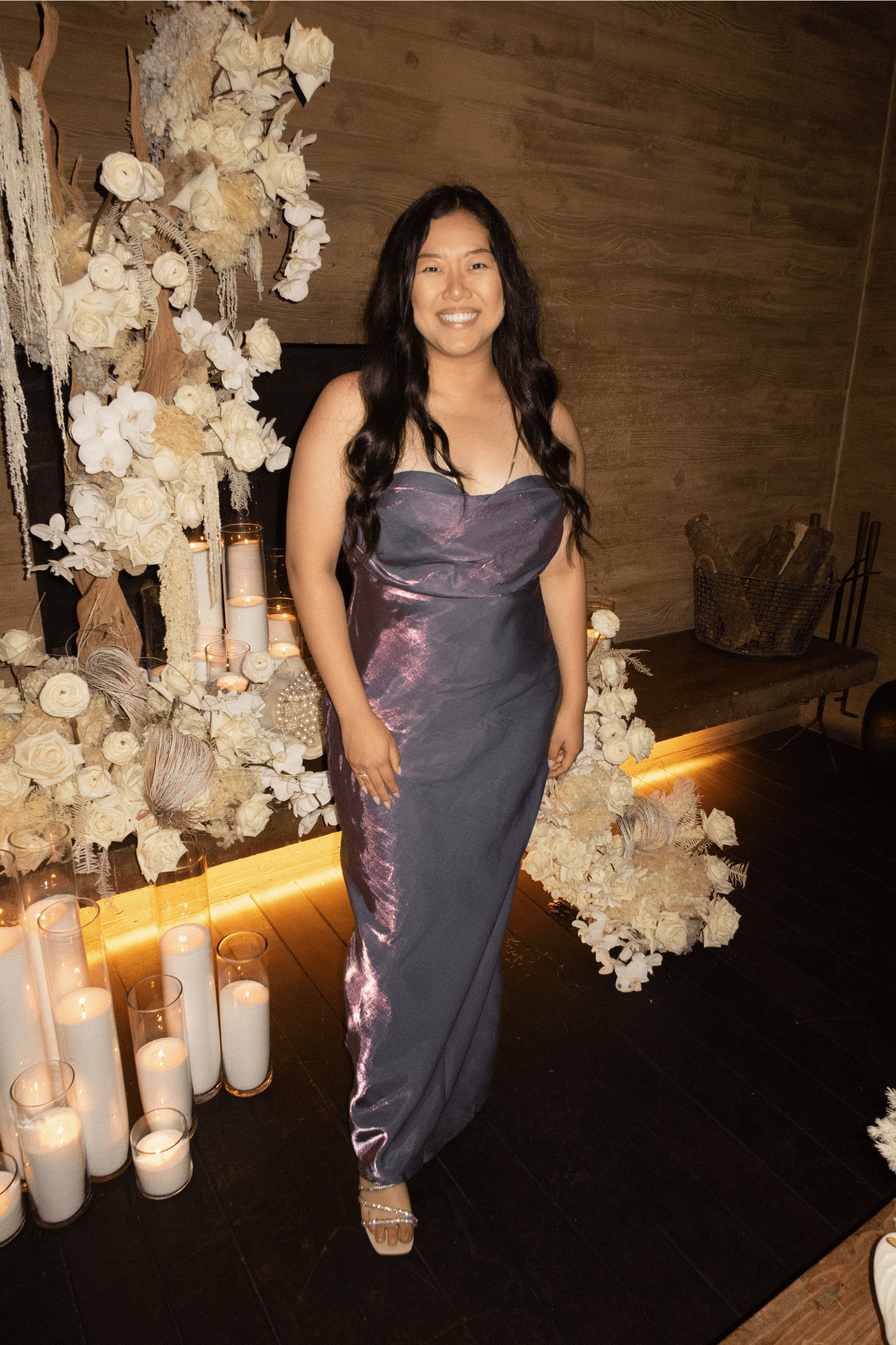 Purple Iridescent Visions Of You Dress - JLUXLABEL