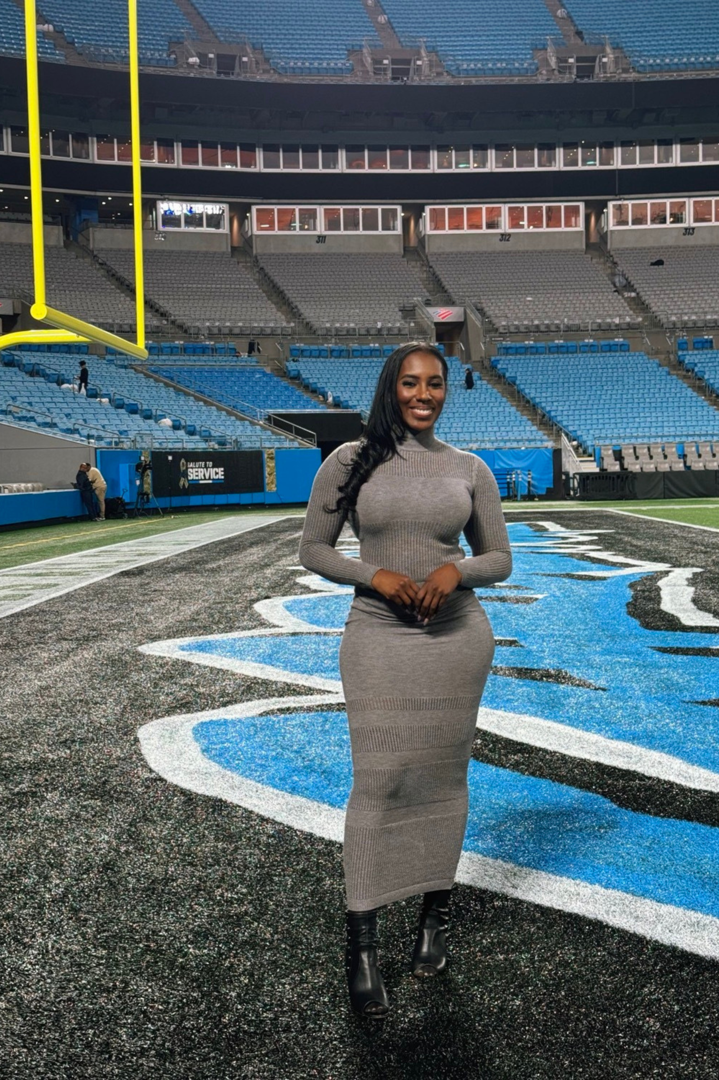 Grey Lina Knit Maxi Skirt - JLUXLABEL