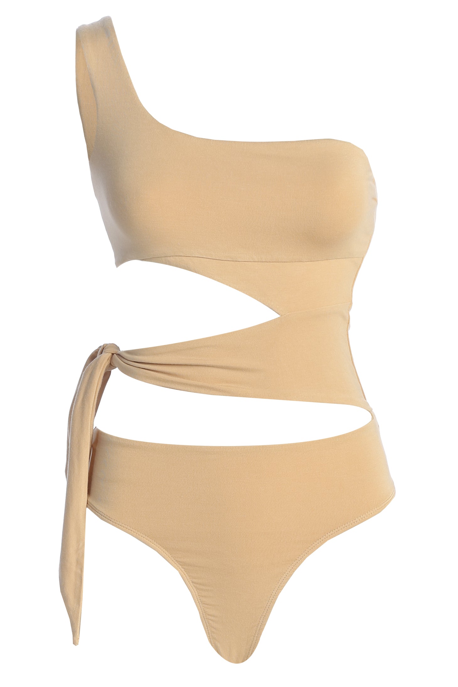 Tan Pull Me Closer Bodysuit - JLUXLABEL