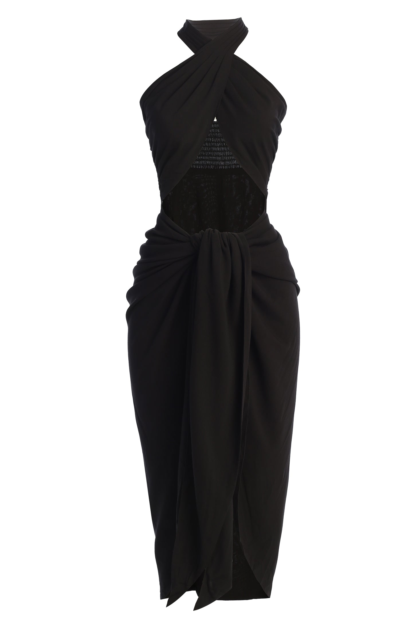 Noir Sahara Dress - JLUXLABEL - black