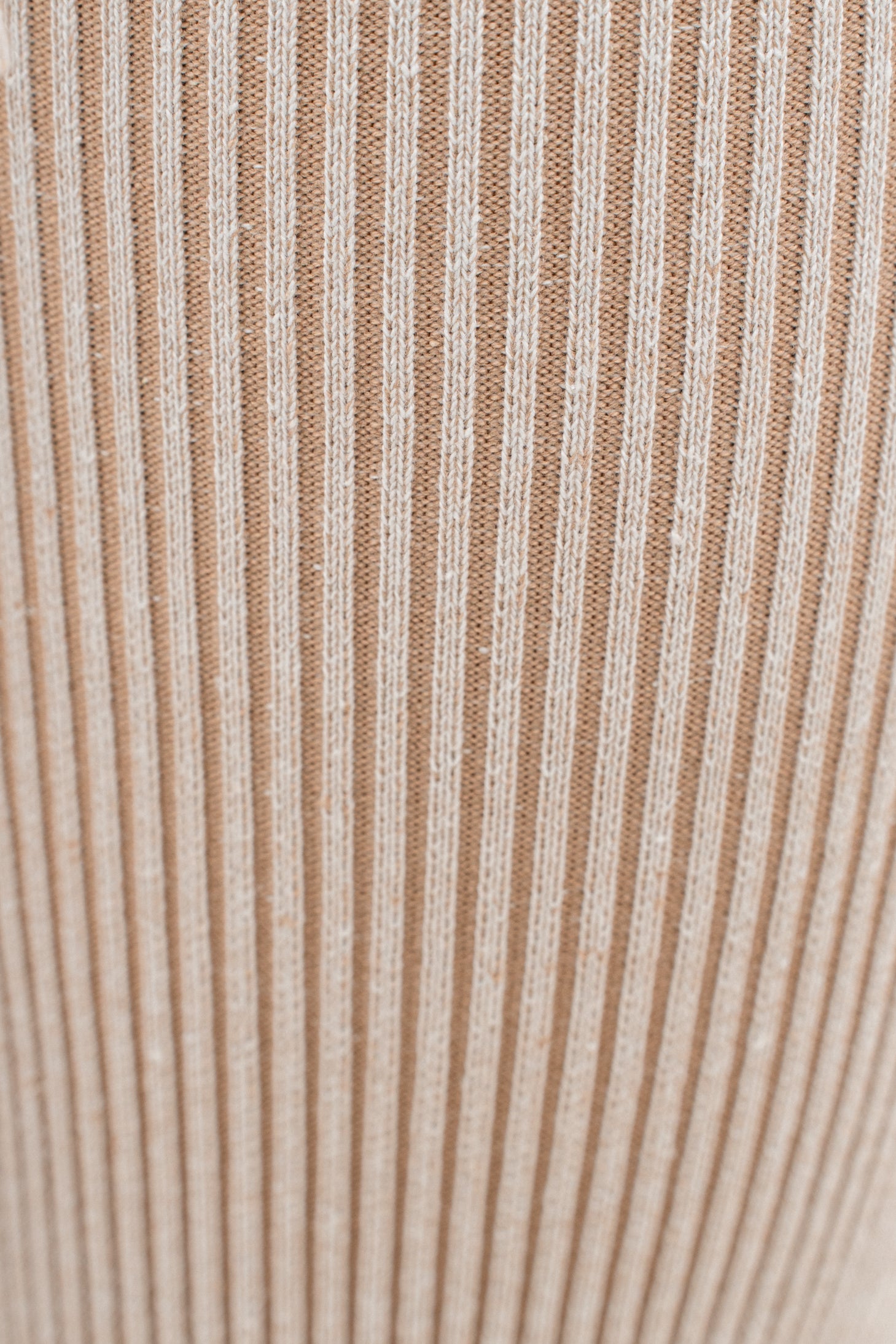 Taupe/White Deana Ribbed Bodysuit - JLUXLABEL