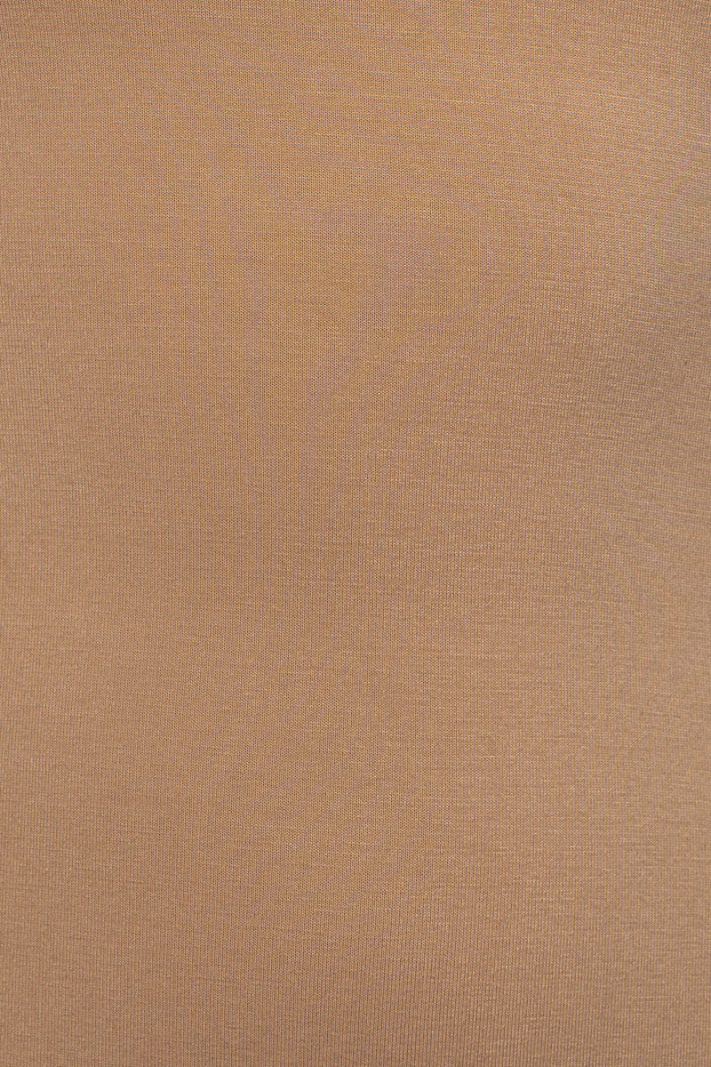 Tan Afterglow Midi Dress - JLUXLABEL