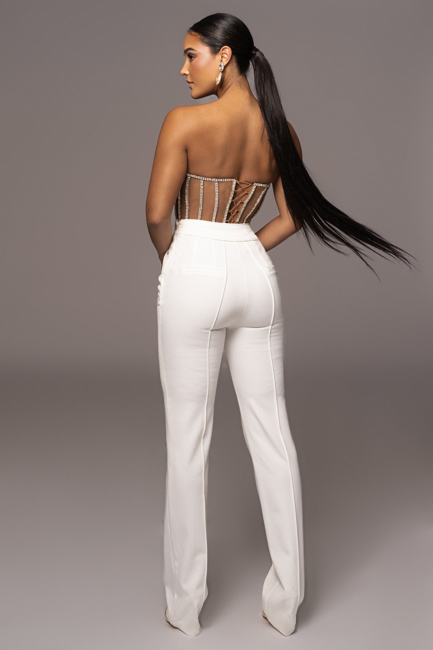 LIMITED EDITION Rhinestone Crystal Corset - JLUXLABEL