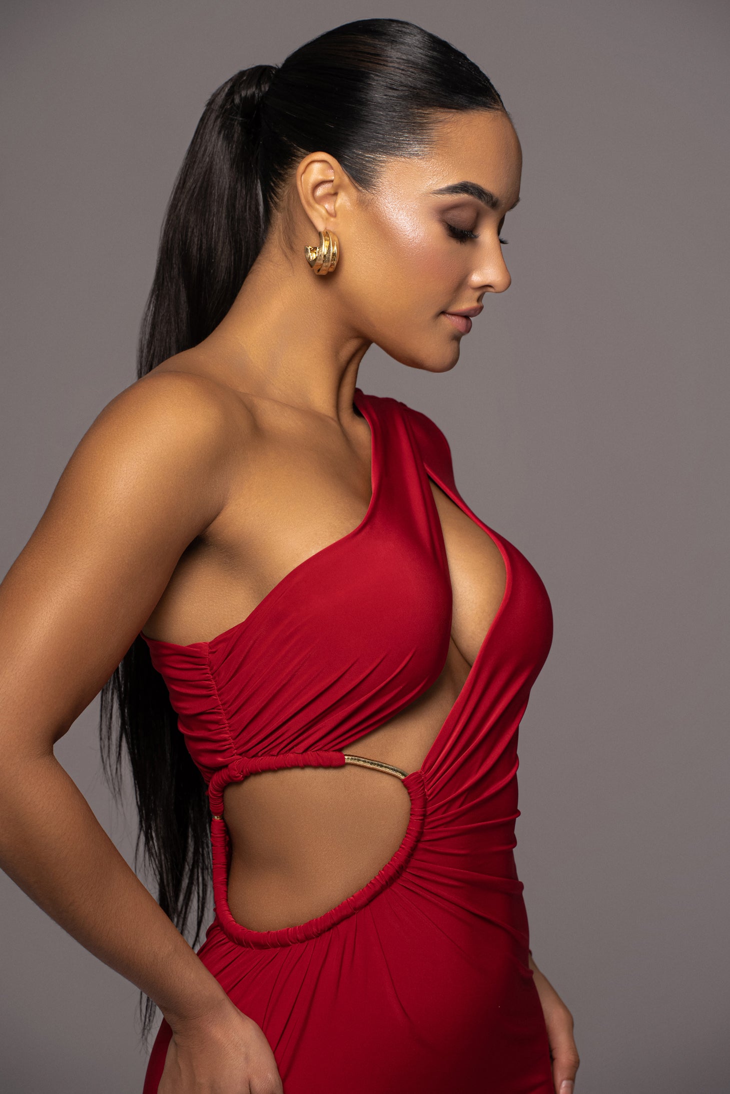 Ruby Jorgia Keyhole Dress - JLUXLABEL