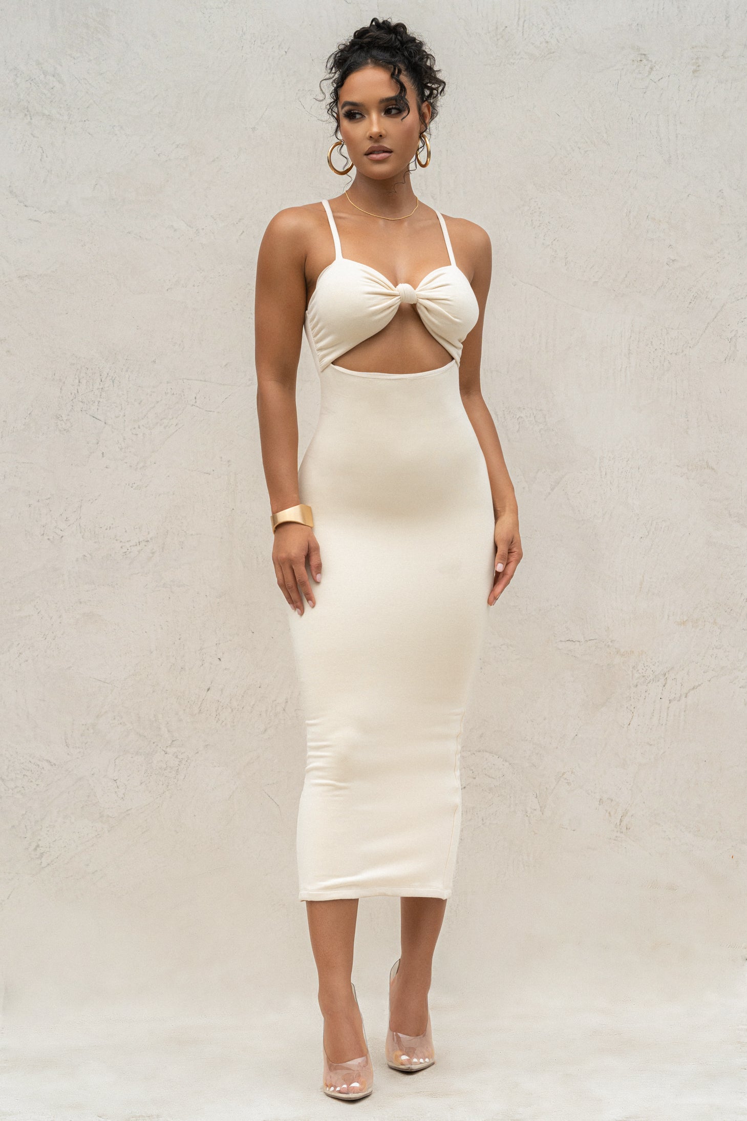 Buttercream Midnight Memories Midi Dress