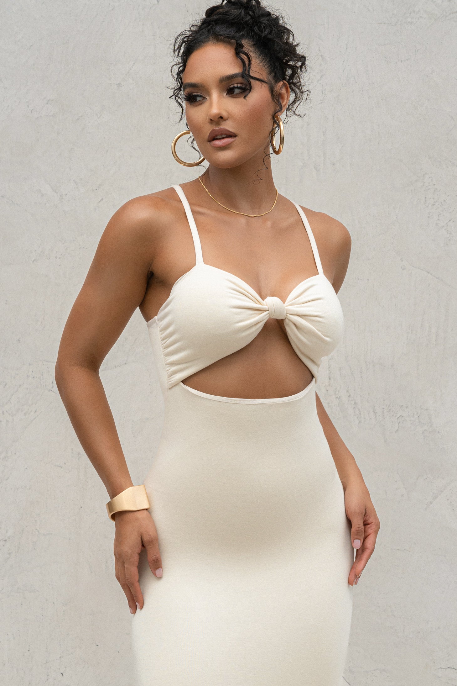 Buttercream Midnight Memories Midi Dress