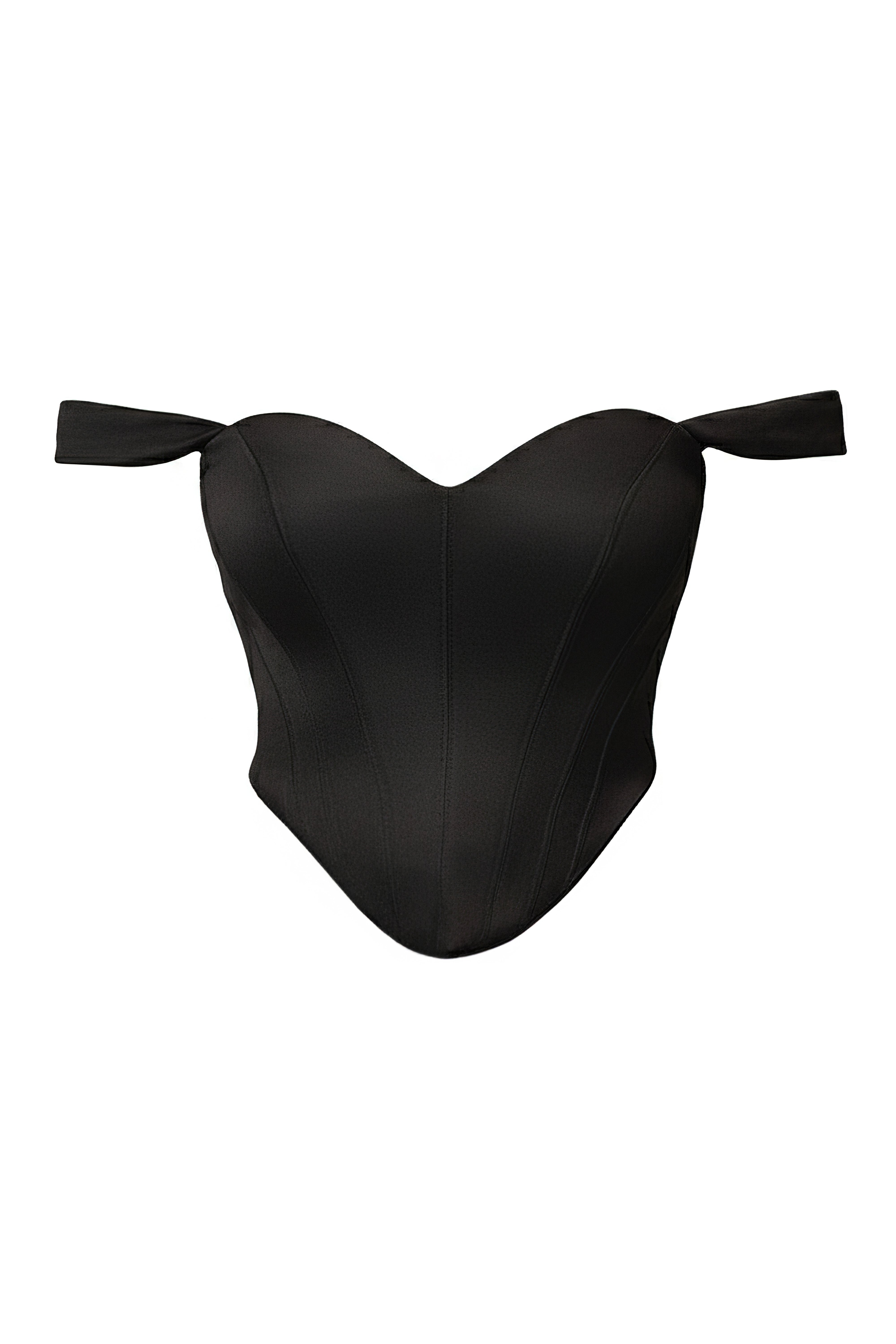 Black Nickie Lace Back Top - JLUXLABEL