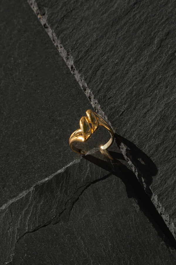 Gold Shelby Ring - JLUXLABEL