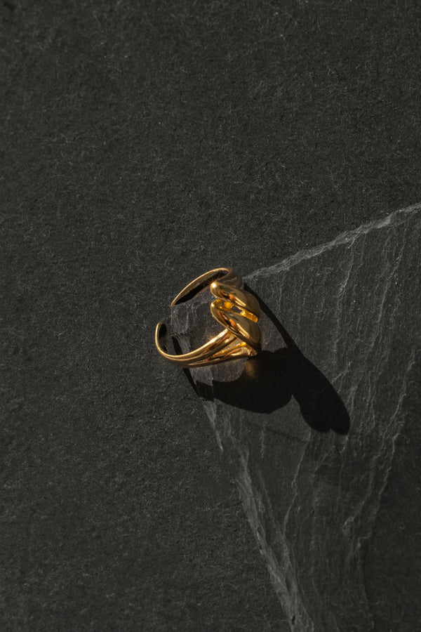 Gold Shelby Ring